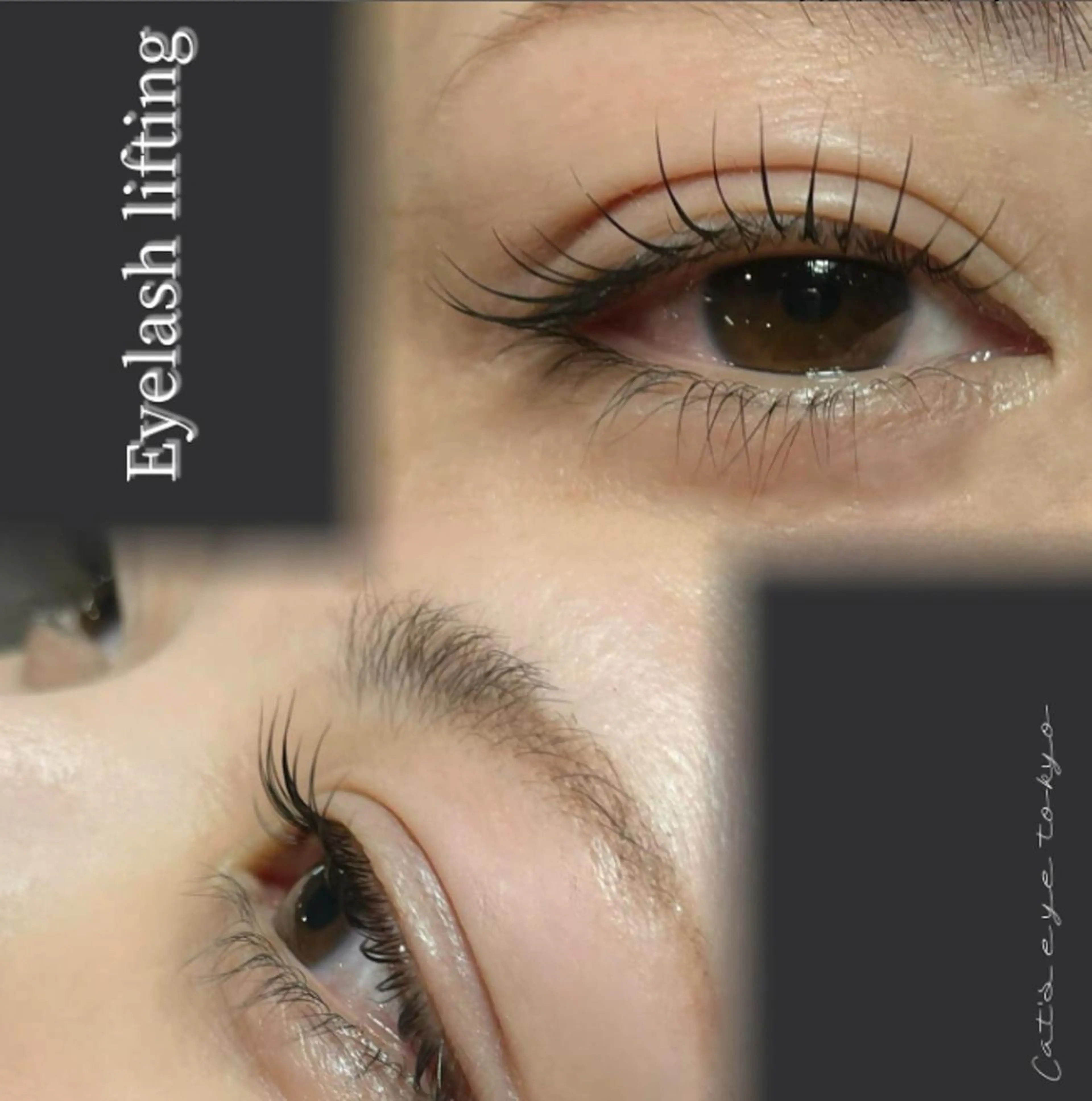 マツエク・マツパ バインドロック 束感まつ毛 まつげパーマ 一重×まつ毛パーマ Cat's eye TOKYO 新宿店のネイルデザイン