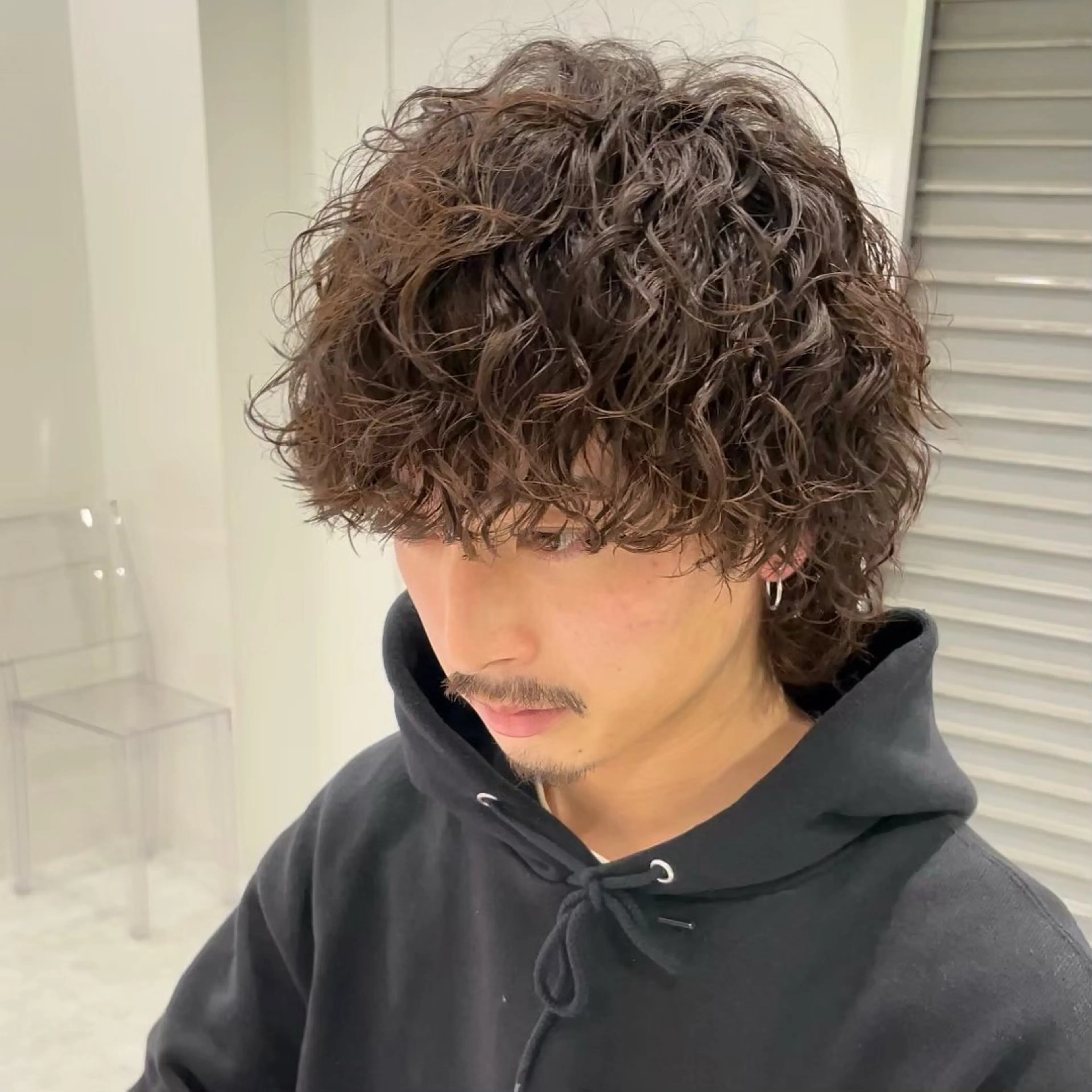 ショート カラー パーマ メンズ メンズパーマ ⚡️メンズ特化⚡️ RYUKIのヘアスタイル