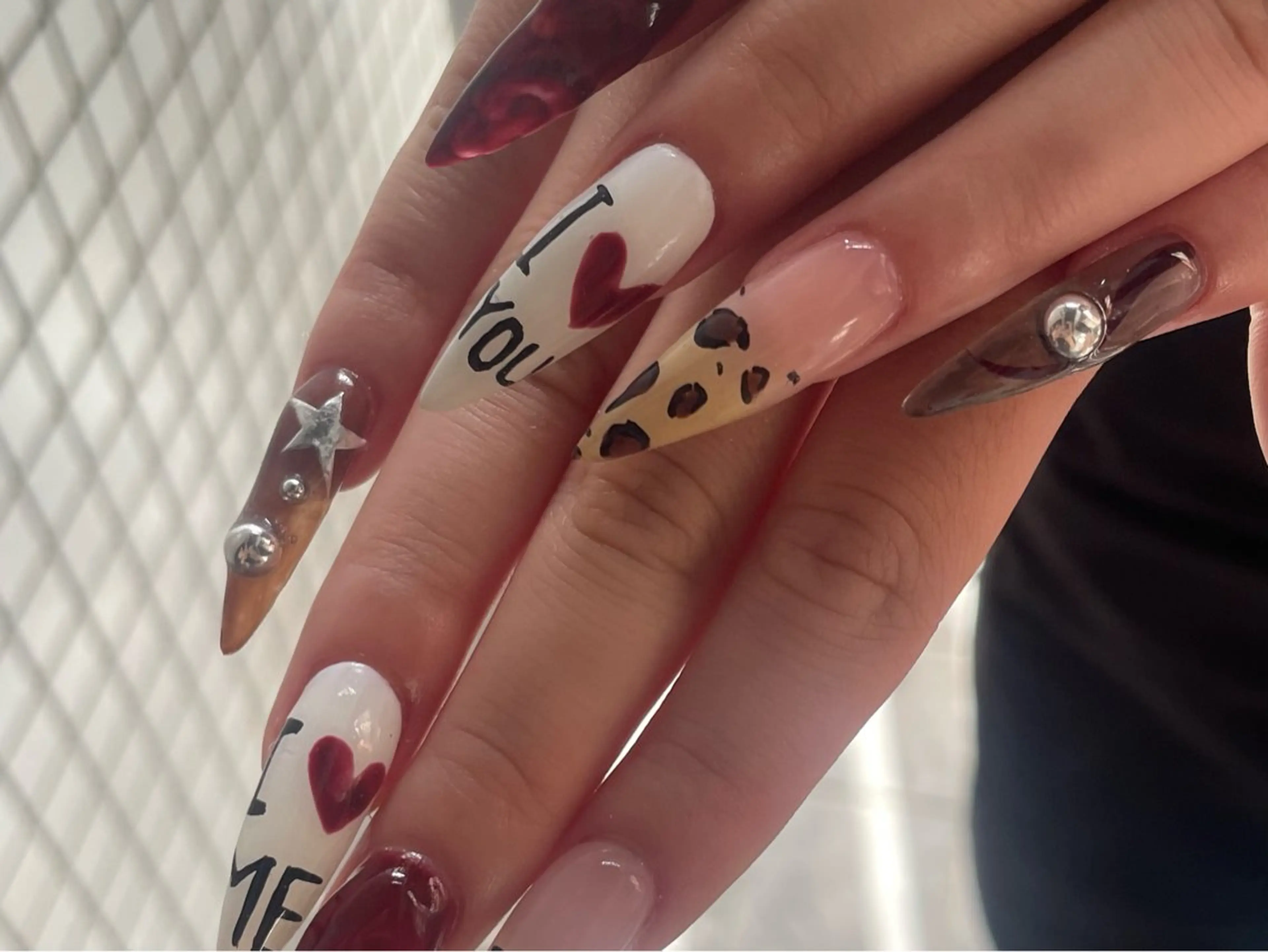 ネイル ハンドネイル ひめか🫁 推し概念・個性派のネイルデザイン