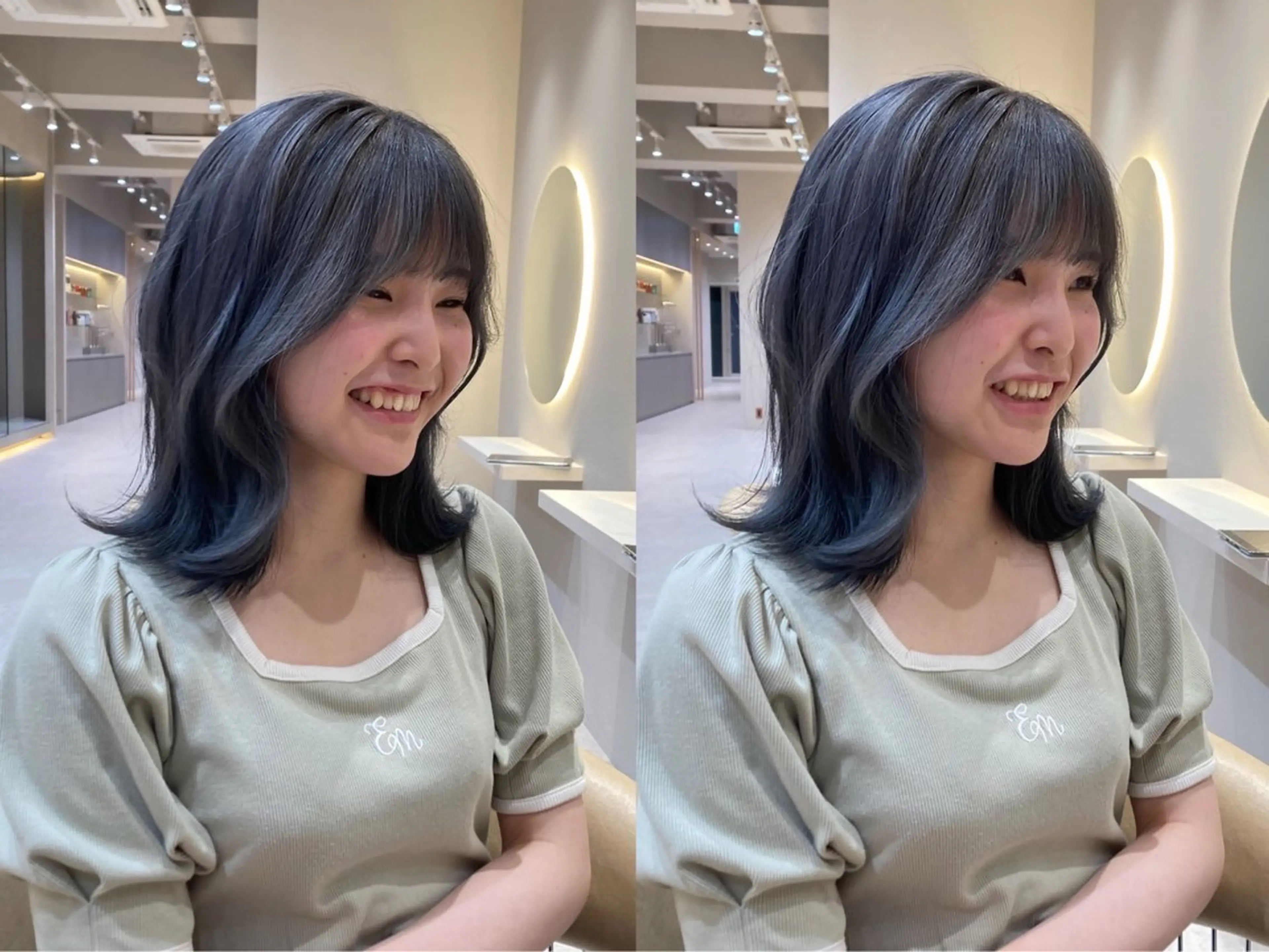 ロング カット ヘアカラー トリートメント 🩵縮毛矯正・ボブ 岩原朋也🩵のヘアスタイル