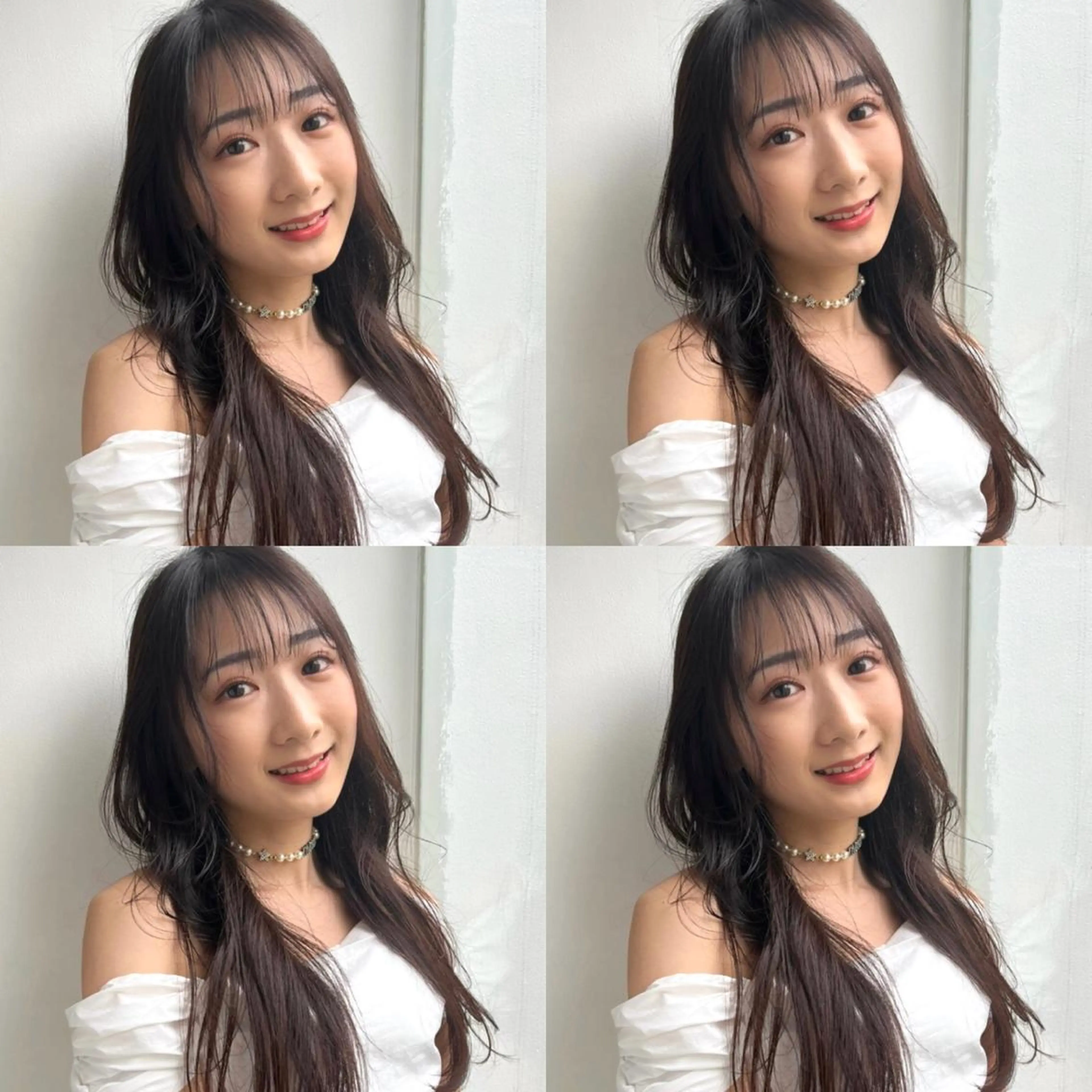 ロング カラー 大人可愛い透明感🌟 小顔・韓国髪🌟野中のヘアスタイル