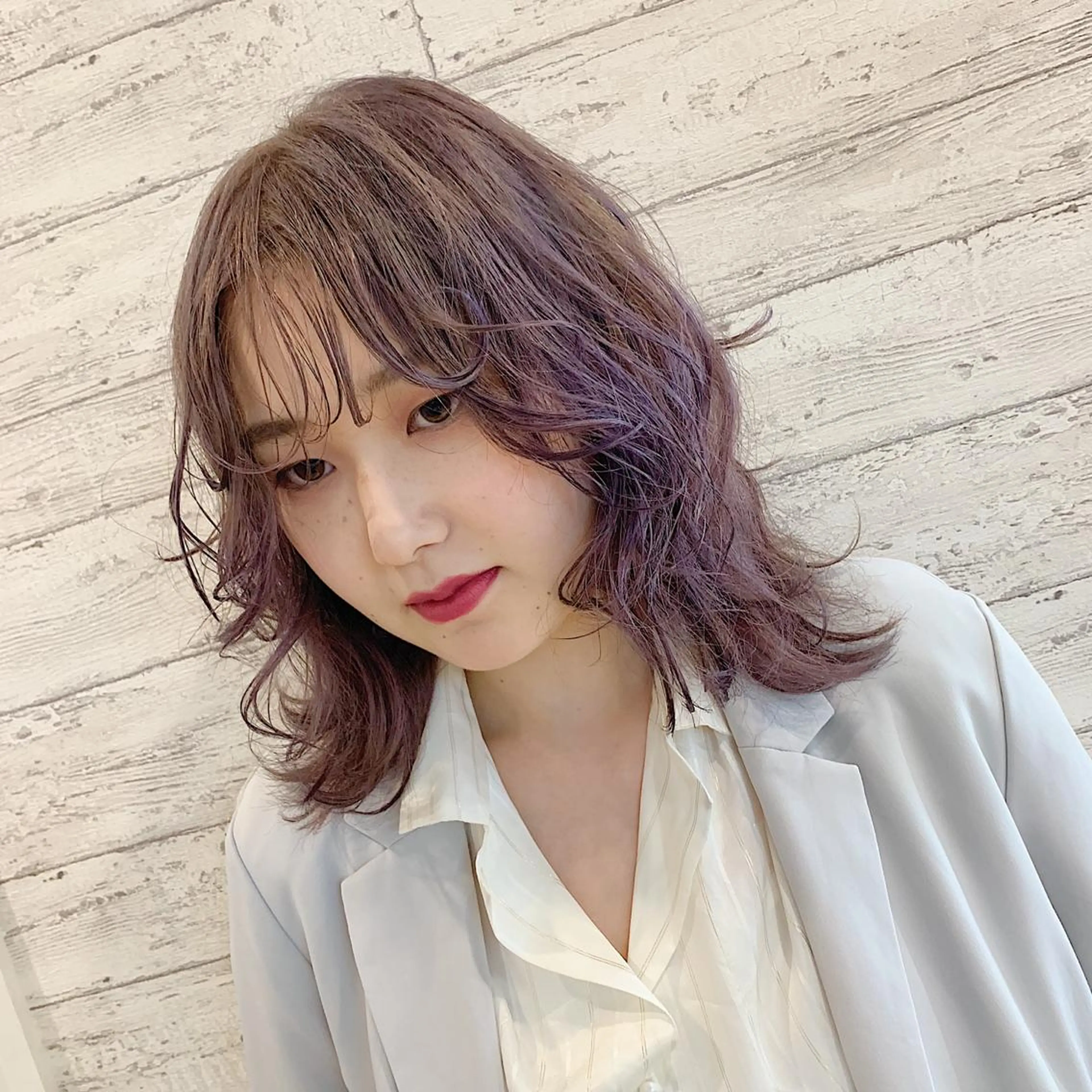 ミディアム カラー GO TODAY SHAiRE SALON 町田店所属・🫧大森 知夏🫧のヘアスタイル