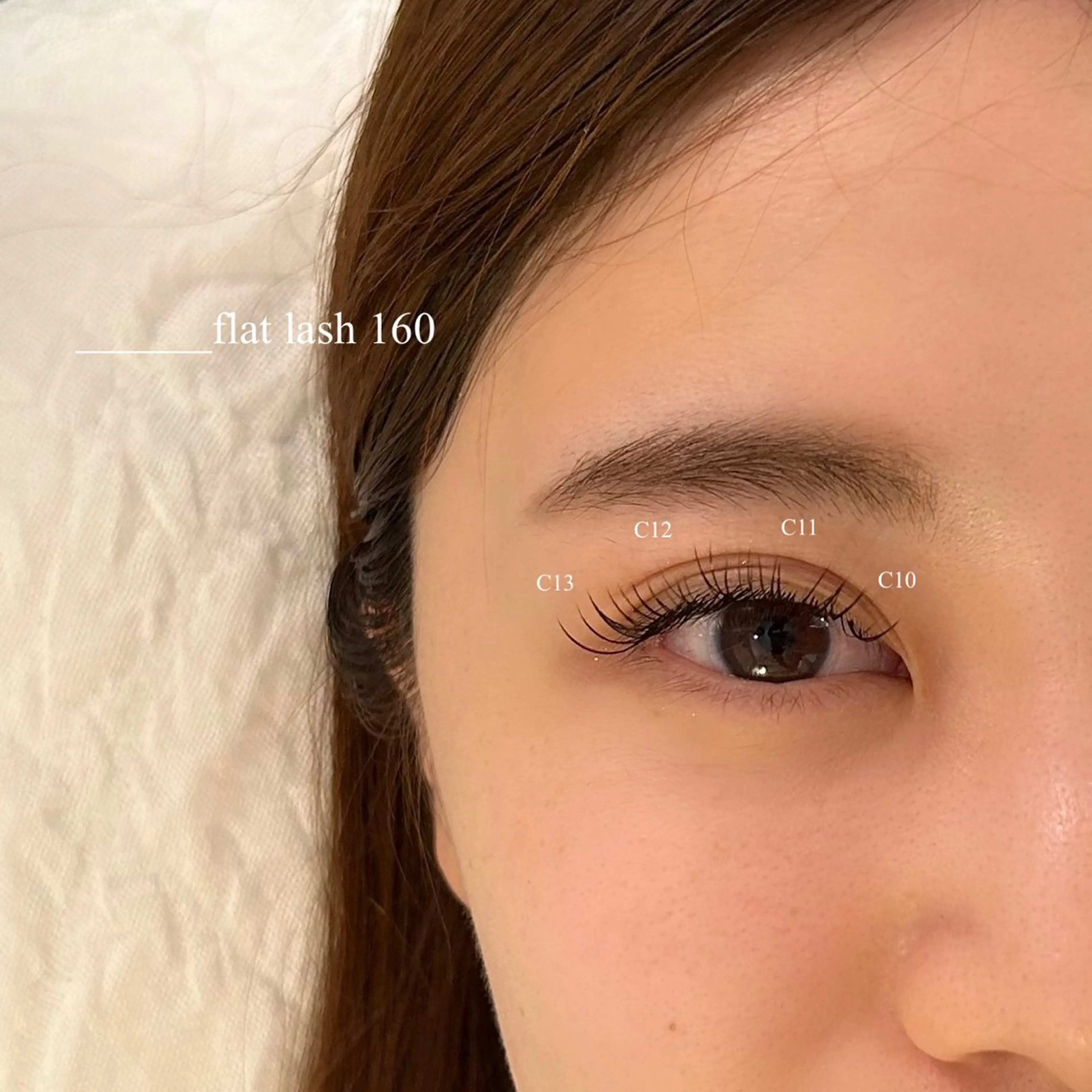マツエク・マツパ フラットラッシュ GO TODAY SHAiRE SALON Vellmie店所属・吉祥寺kasumi 🌛eye/browのマツエク・マツパデザイン