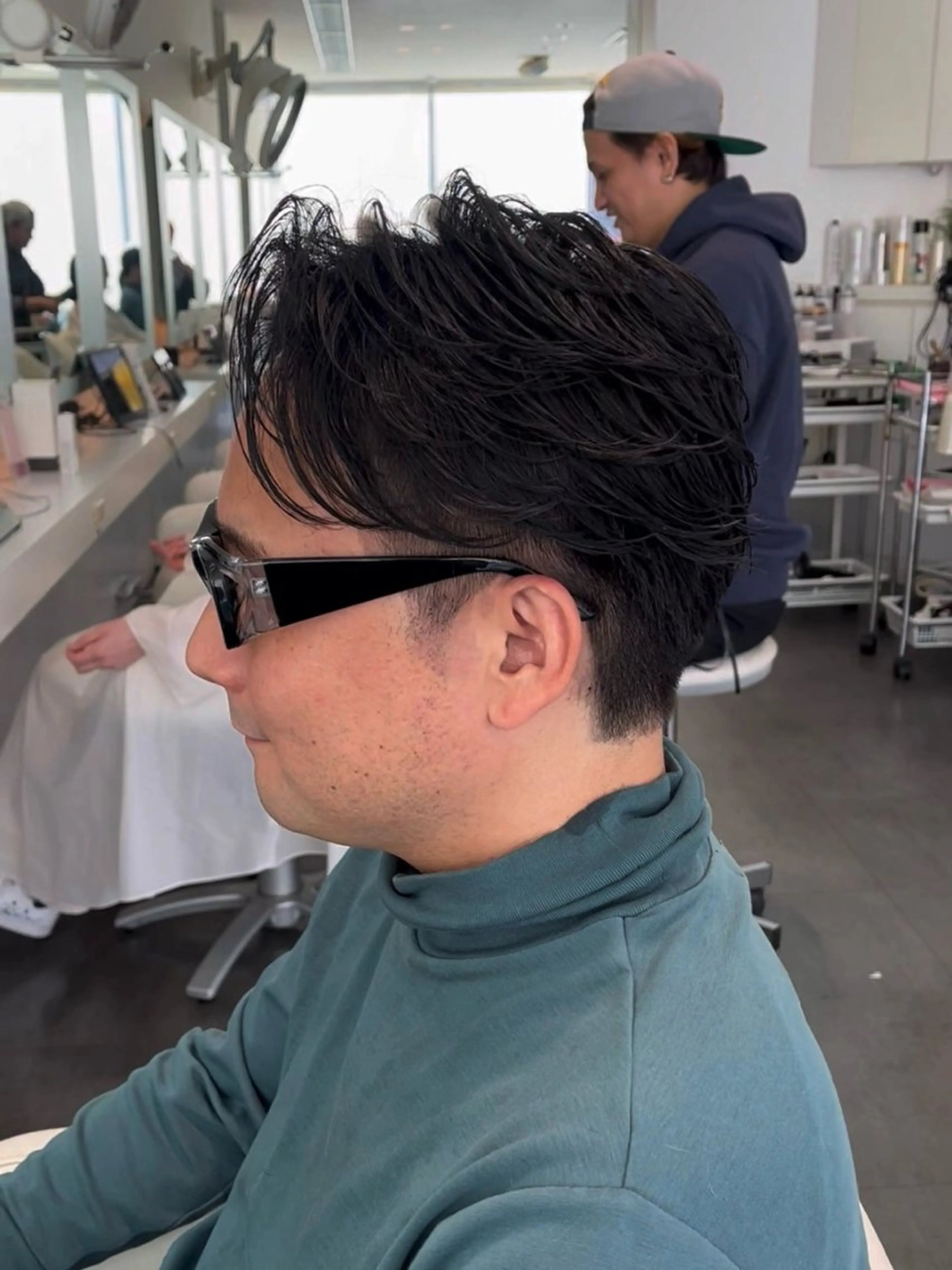 ショート カラー パーマ ヘアアレンジ 久米 春輝のヘアスタイル