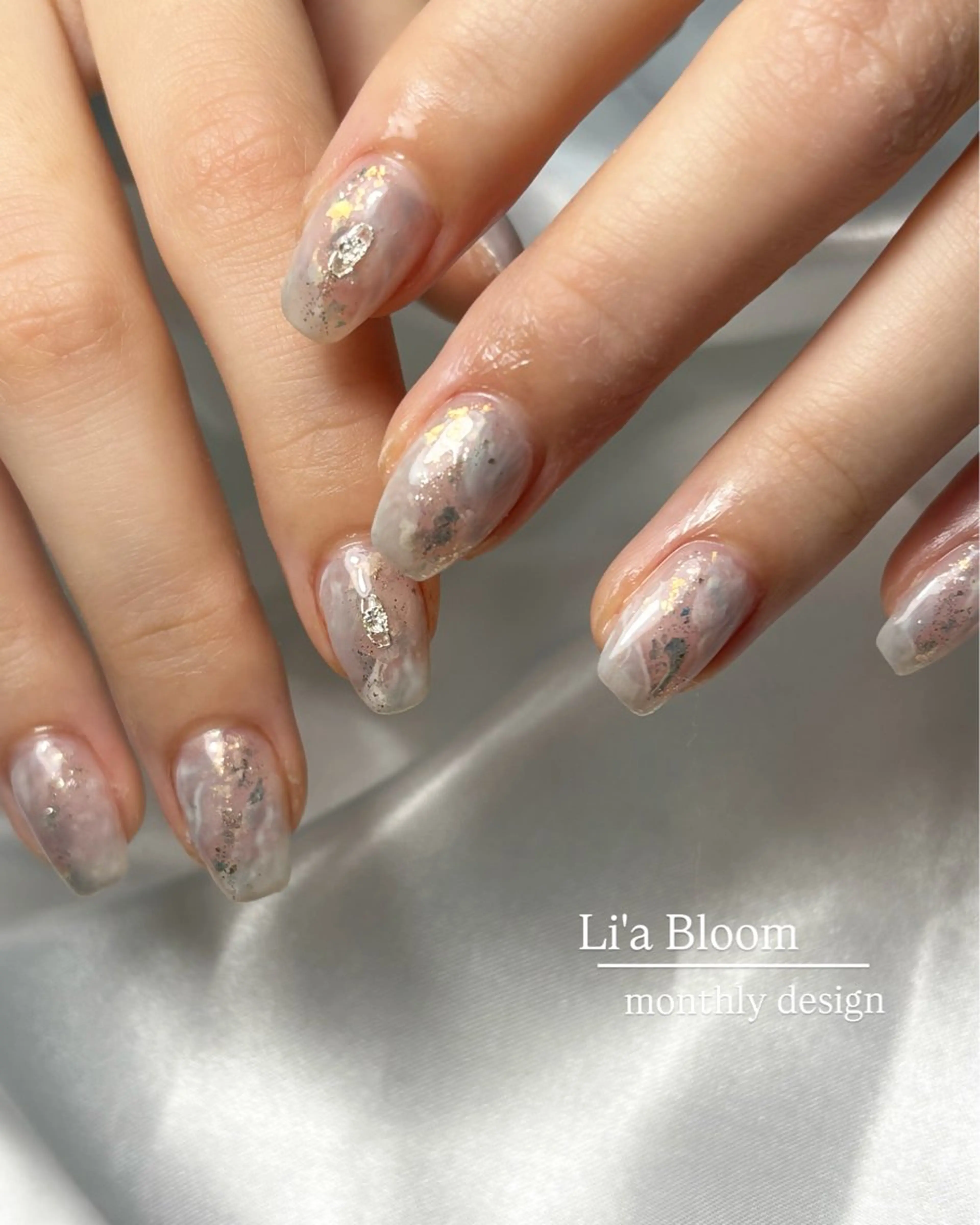 ネイル Li'a Bloom所属・🦋🤍 madoka🤍のネイルデザイン