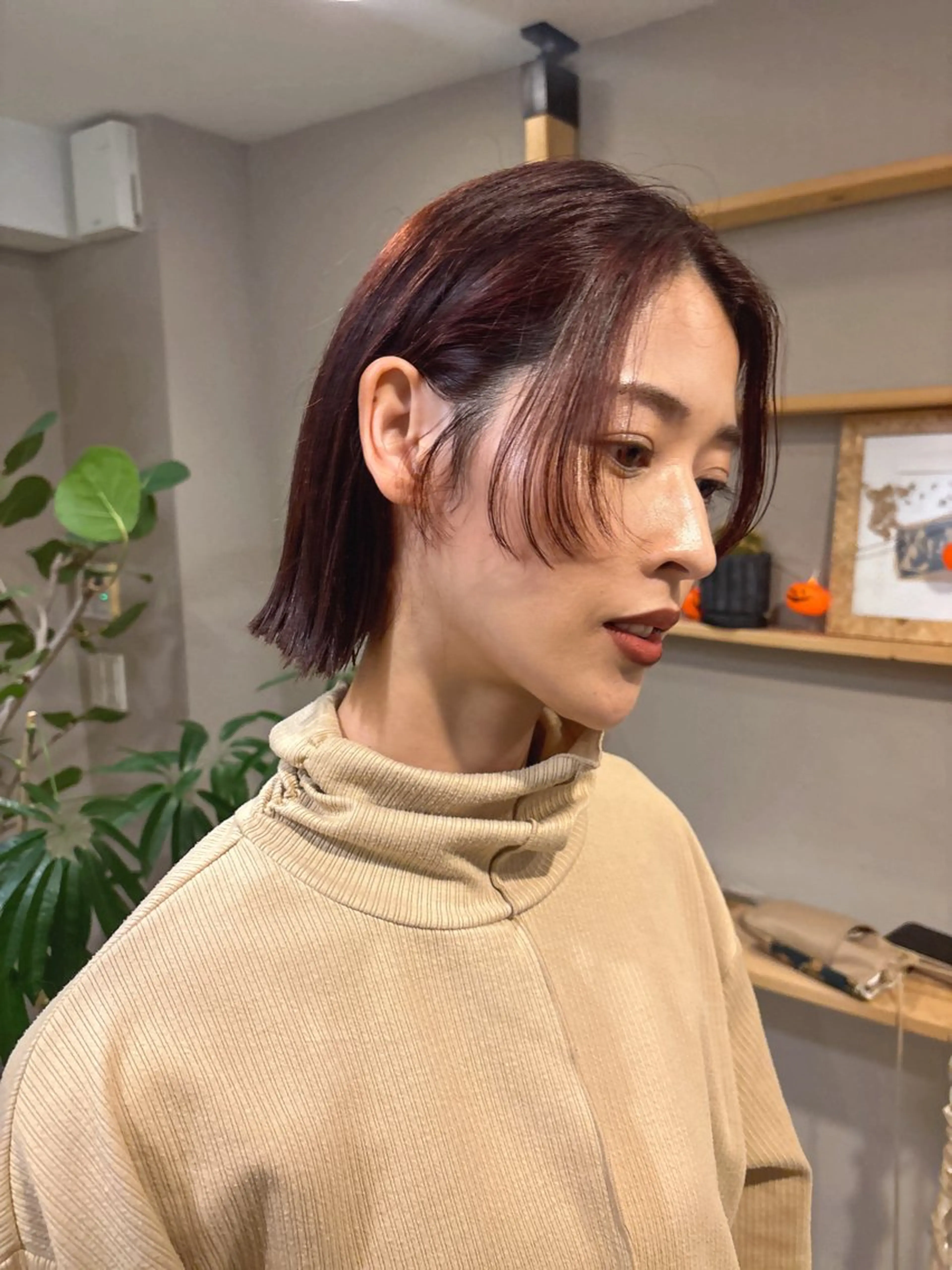 カラー カット ヘアカラー トリートメント 似合わせカット/ 艶カラー/いらみなのヘアスタイル