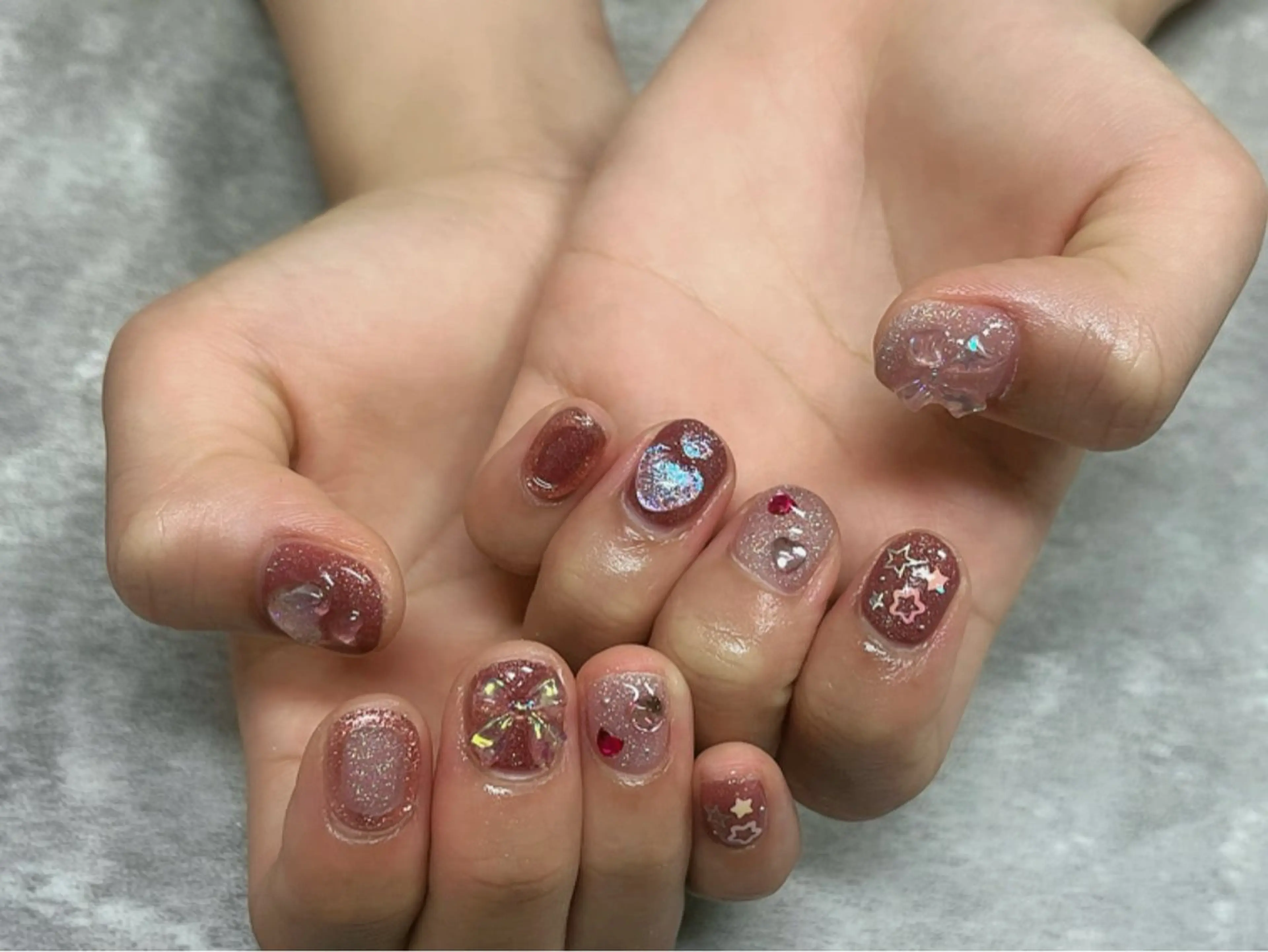 ネイル Protea きぬがわ らむのネイルデザイン