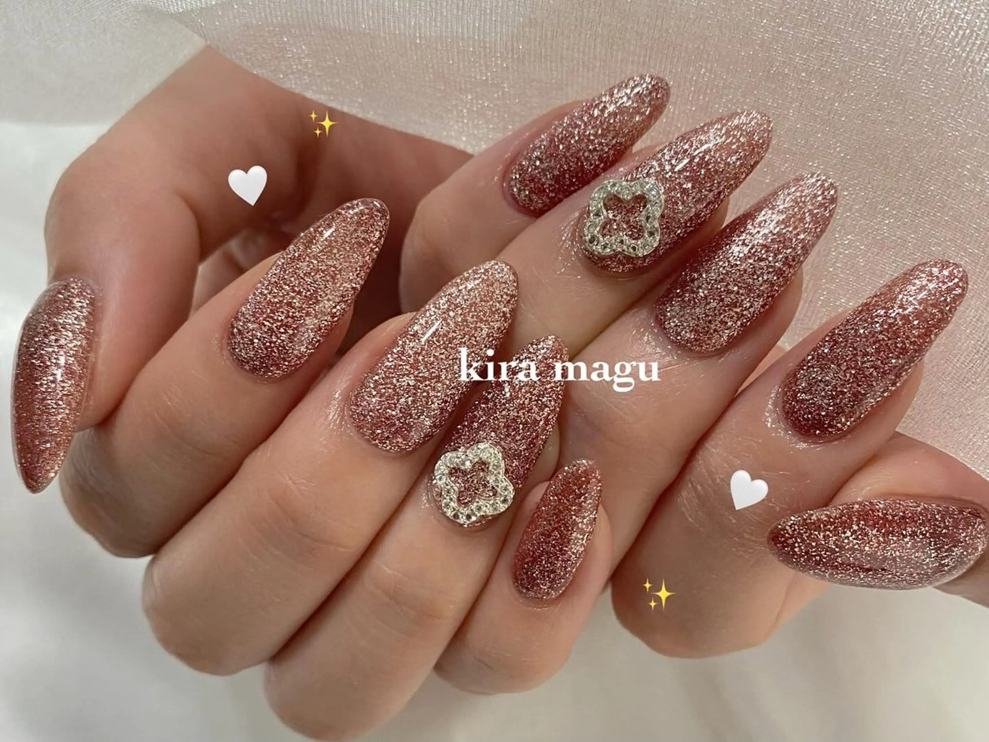 ネイル マグネットネイル ハンドネイル Lee_ nailのネイルデザイン