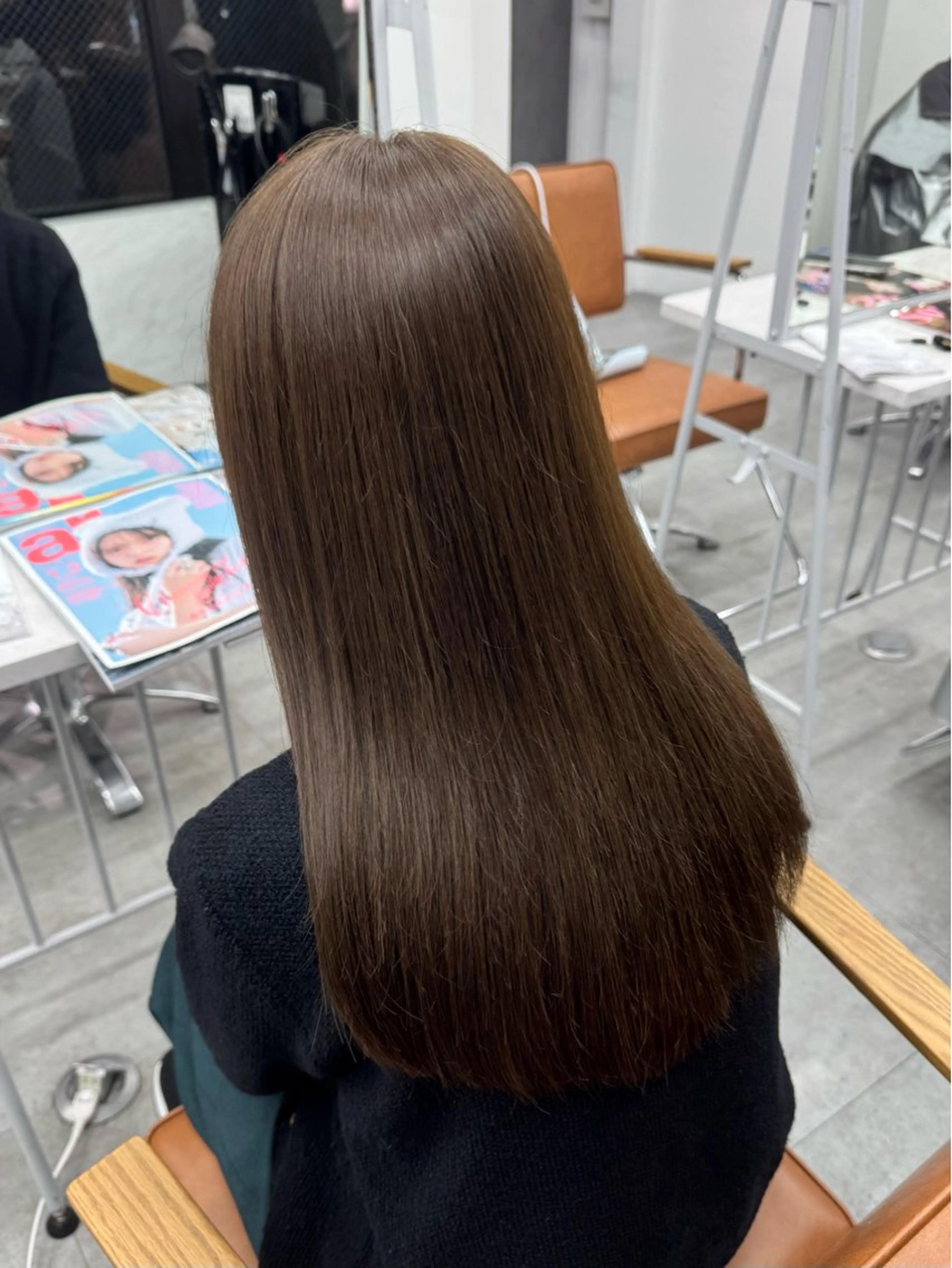 ロング カラー ヘアアレンジ ブリーチなしカラー /ベージュ/安形翔のヘアスタイル