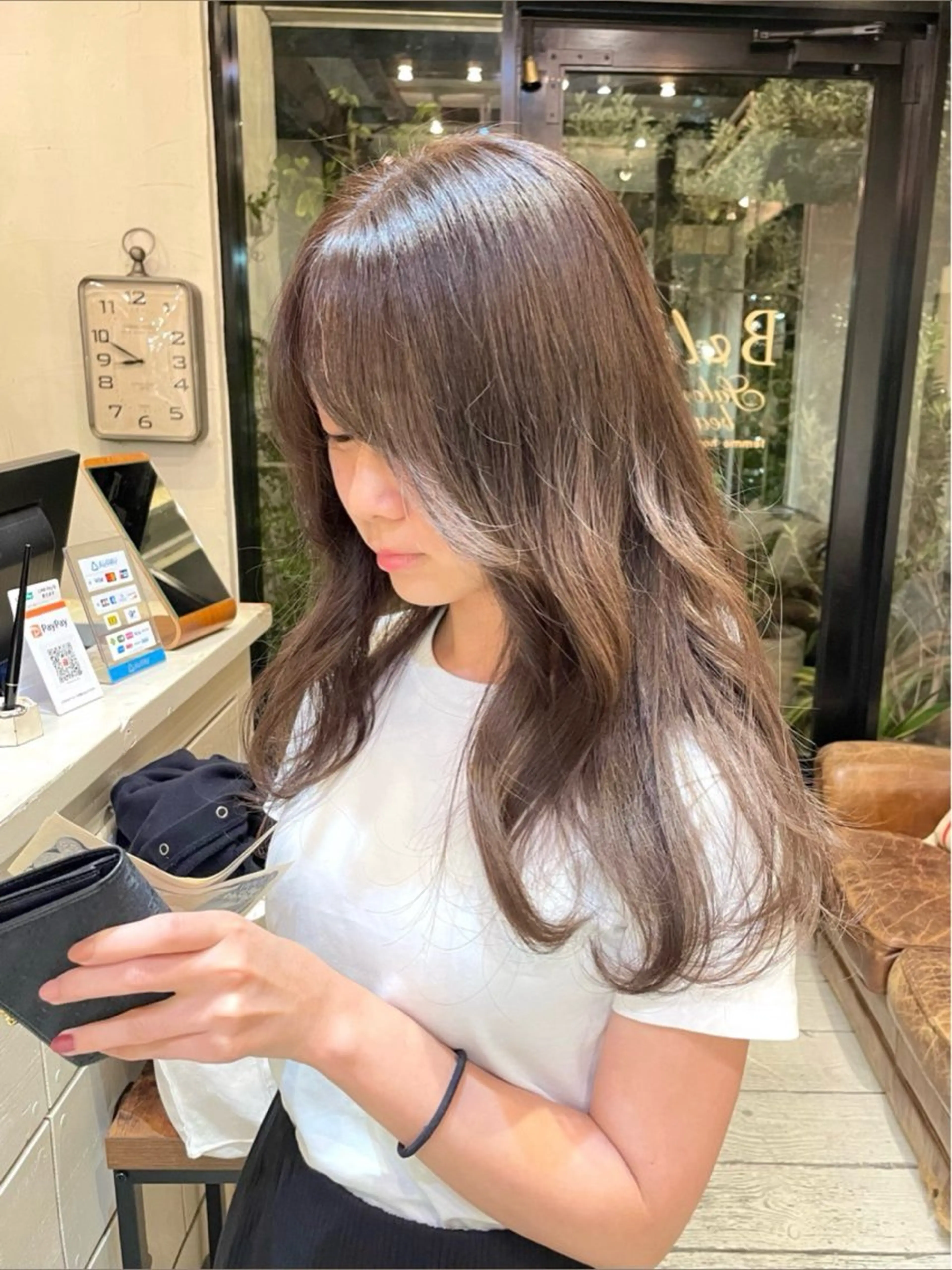 ロング カラー Luce横浜店所属・yuu 🪴 透明感 カラー/メンズパーマのヘアスタイル