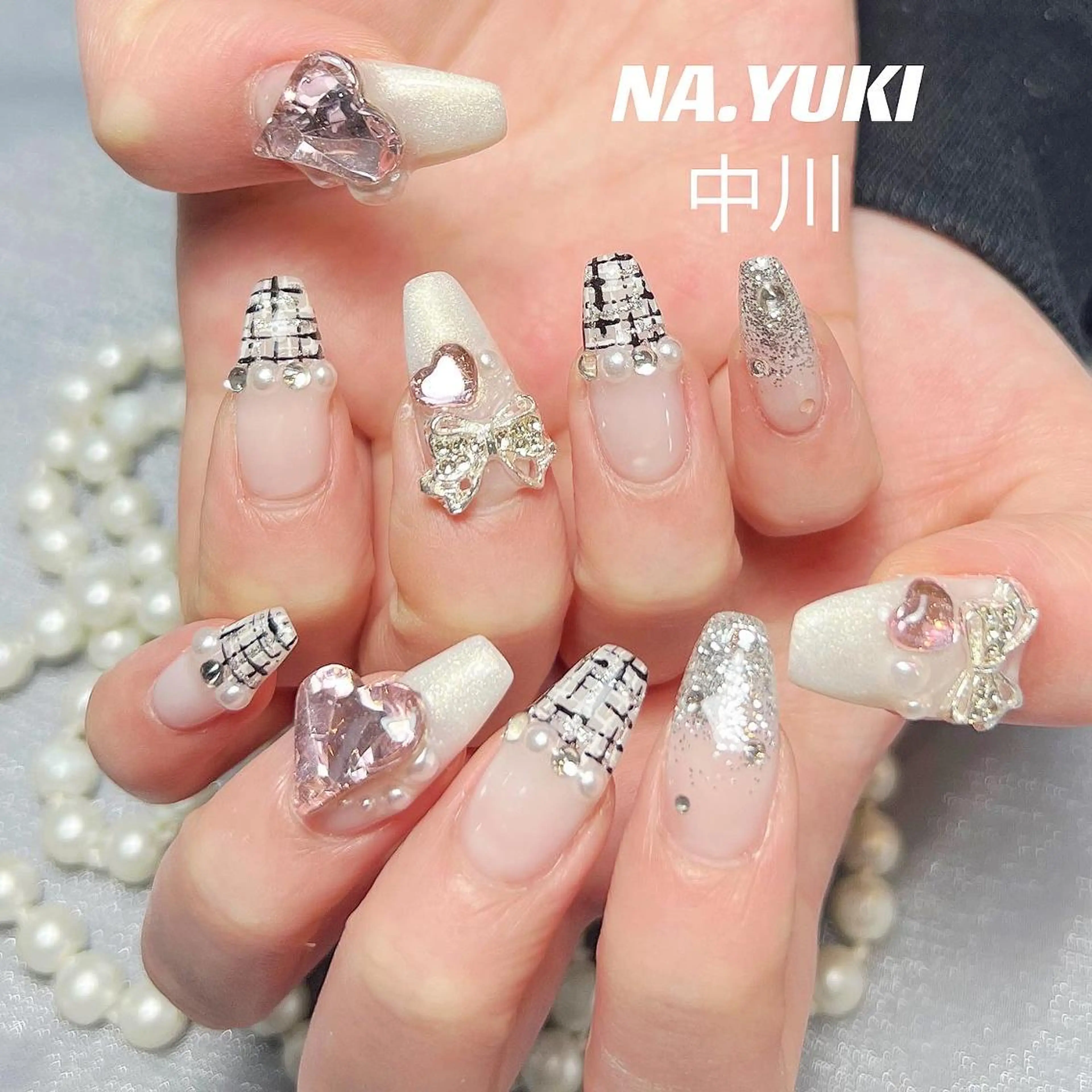 ネイル ロング ハンドネイル ハンドケア ナユキNA.YUKI 池袋店のネイルデザイン