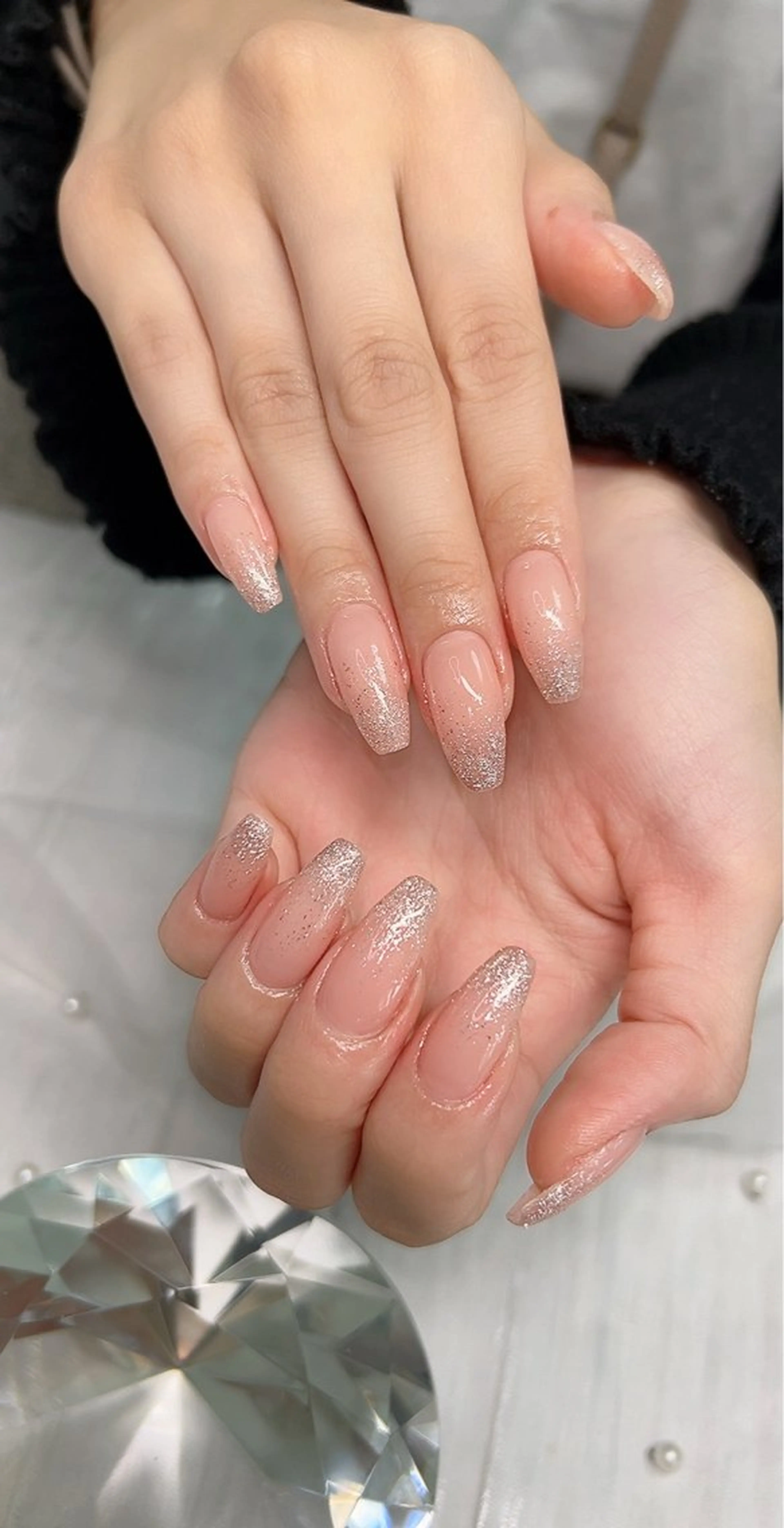 ネイル オーロラネイル ミラーネイル オフィスネイル ワンカラーネイル シンプルネイル ハンドネイル Cute Tips nailのネイルデザイン