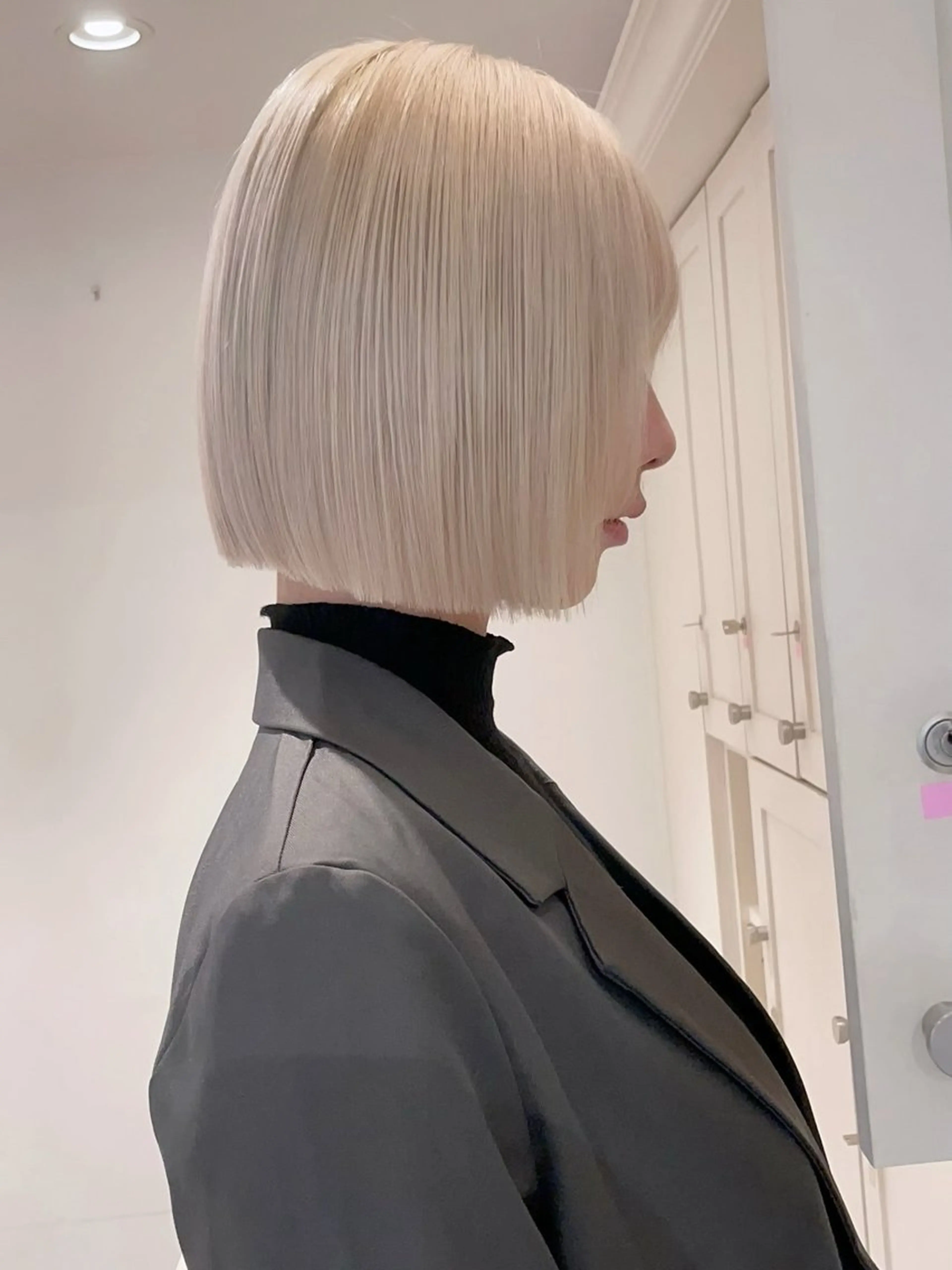 カラー ブリーチ ヘアカラー ikiRu ﾊｲﾄｰﾝ/渋谷のヘアスタイル