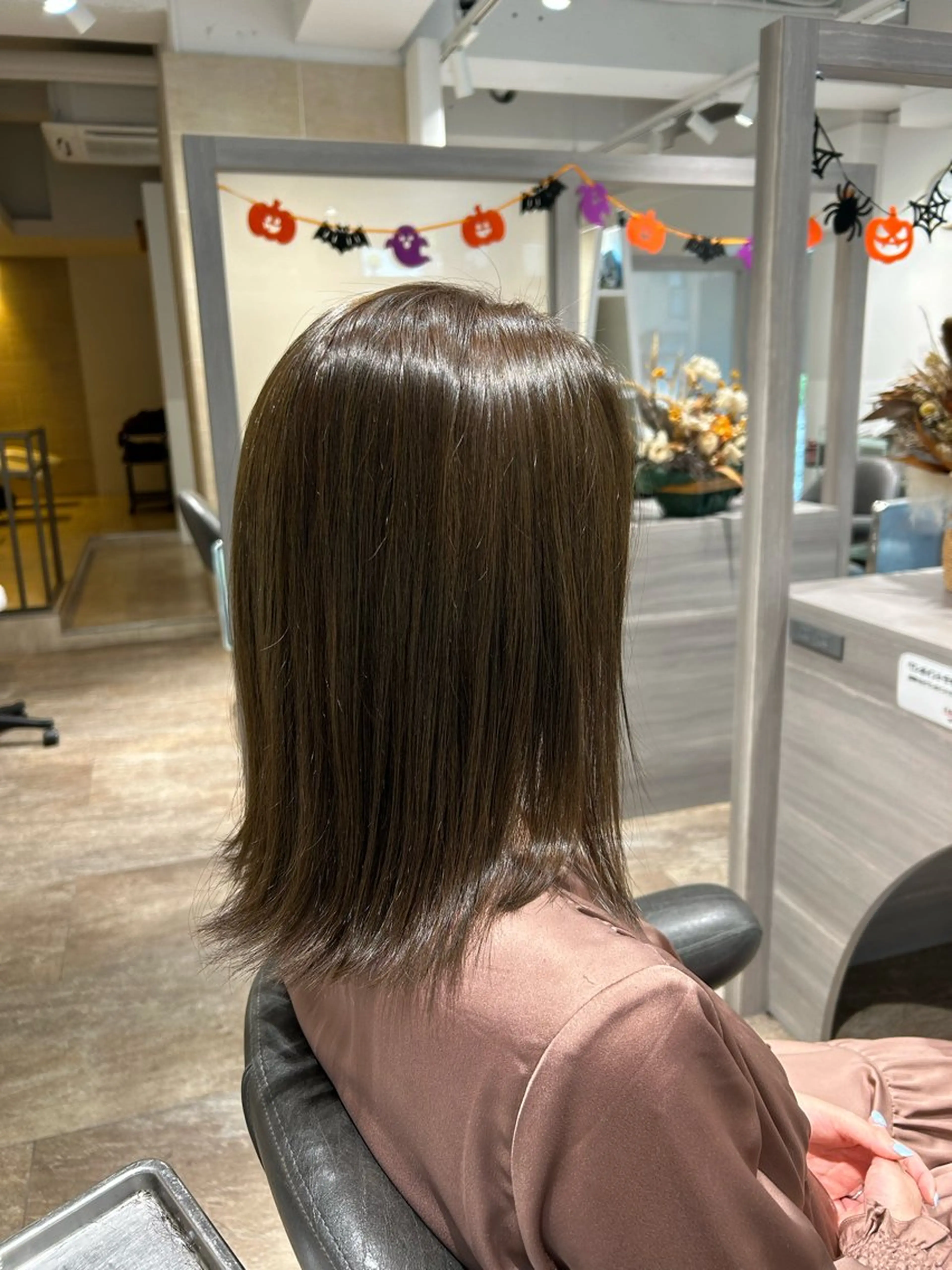 ミディアム カラー 透明感カラー hair＆make CIEL所属・武井 哉子のヘアスタイル