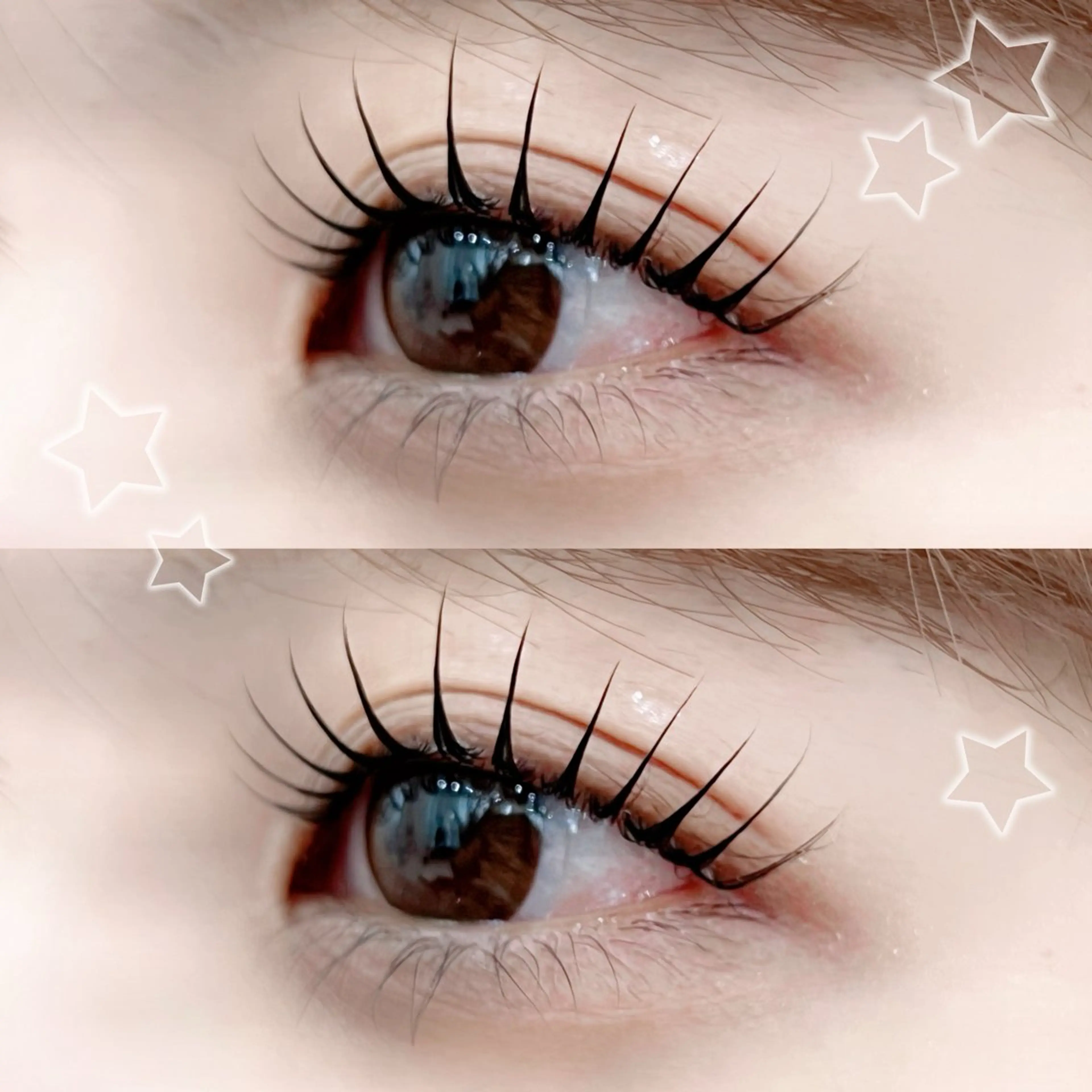 ❤️‍🔥ご新規様限定❤️‍🔥 【目幅1.5倍❣️】パリジェンヌ上下 ¥5180 韓国風束間仕上げ🎶の写真