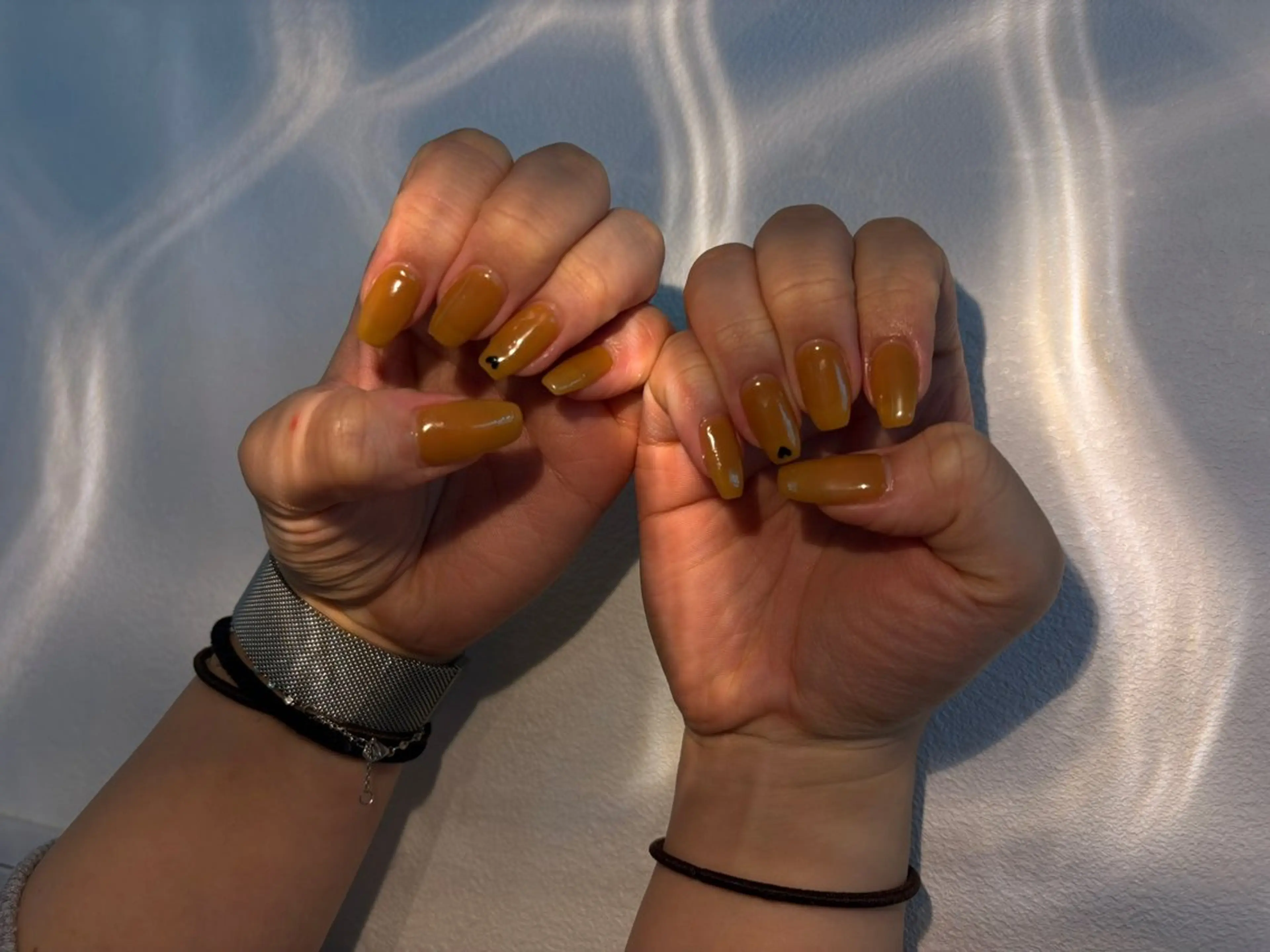 ワンポイントネイル　オフ込の写真