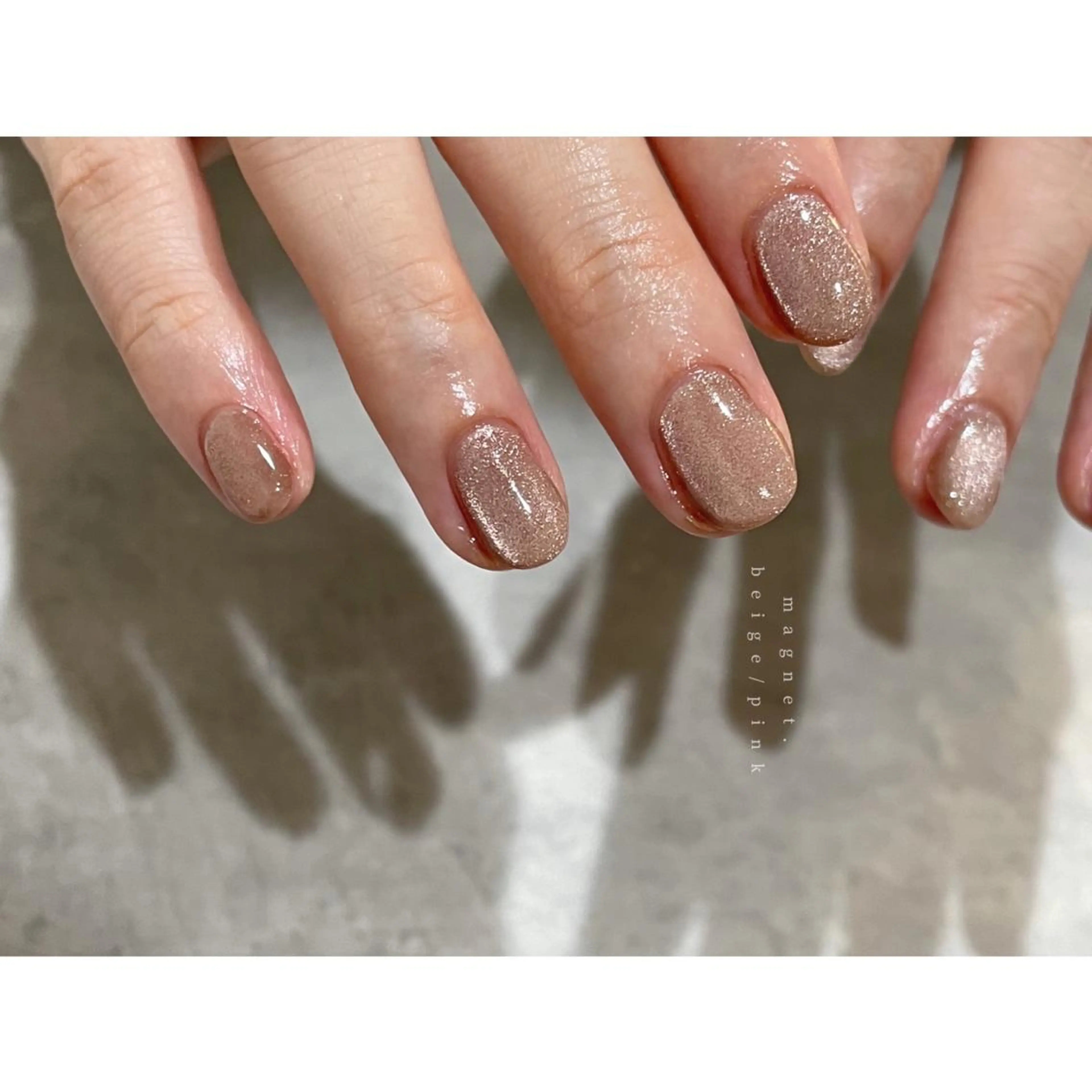 ネイル アートネイル マグネットネイル ミラーネイル ニュアンスネイル オフィスネイル lacier nailのネイルデザイン