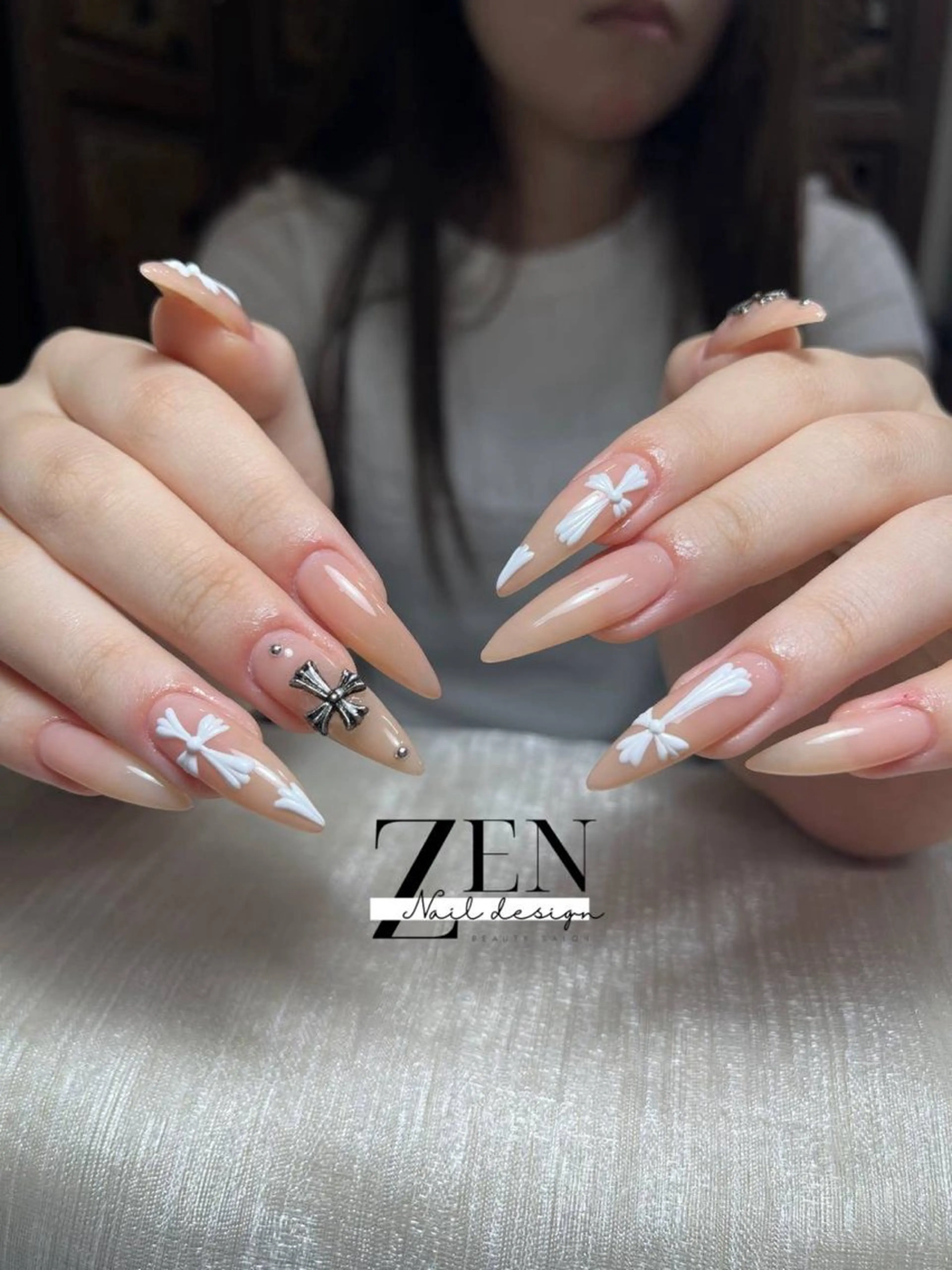 ネイル 持ち込み スカルプネイル ネイルチップ ハンドネイル Zen Nail Design 池袋のネイルデザイン