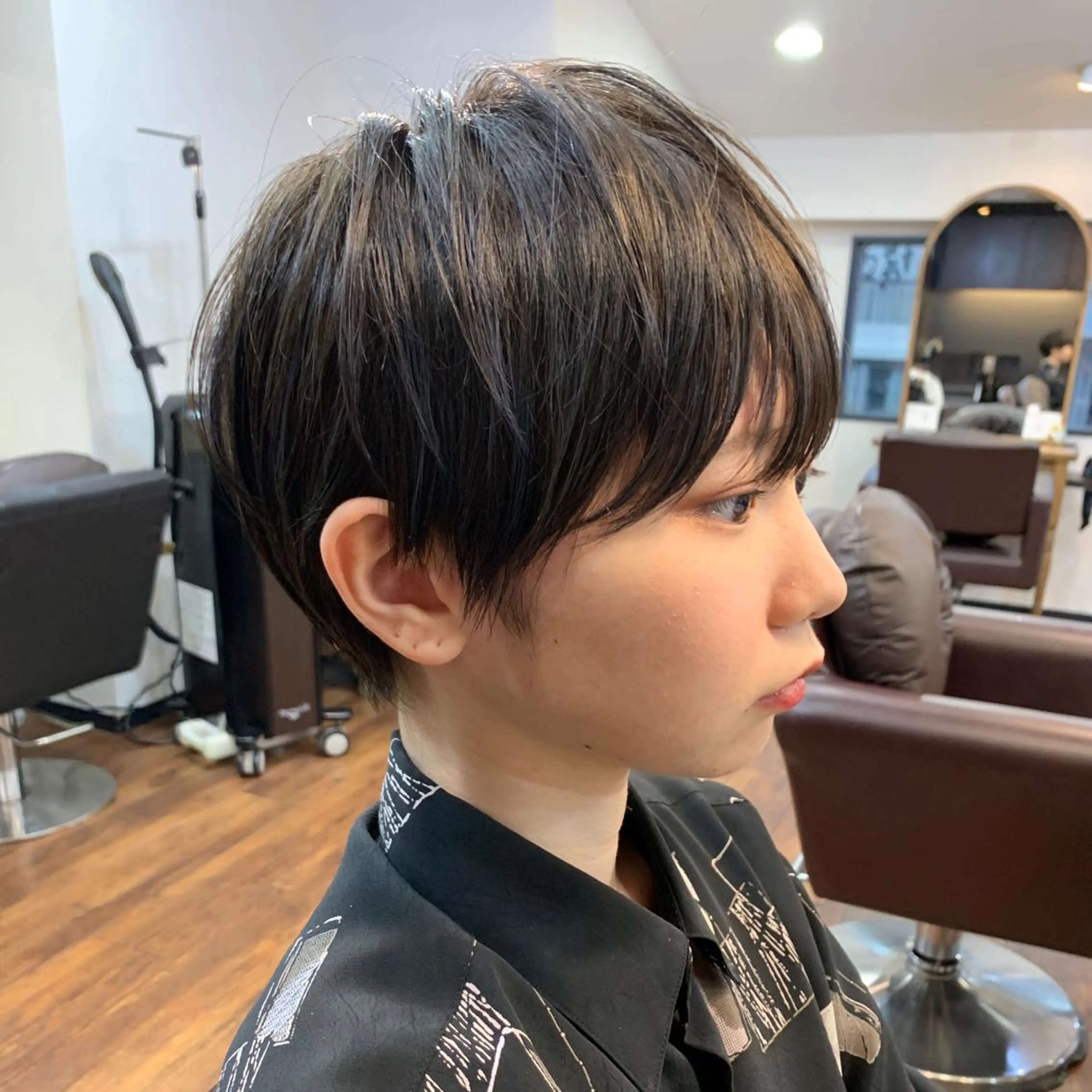 ショート カット 縮毛矯正/ショート/ レイヤー/畑中正敏のヘアスタイル