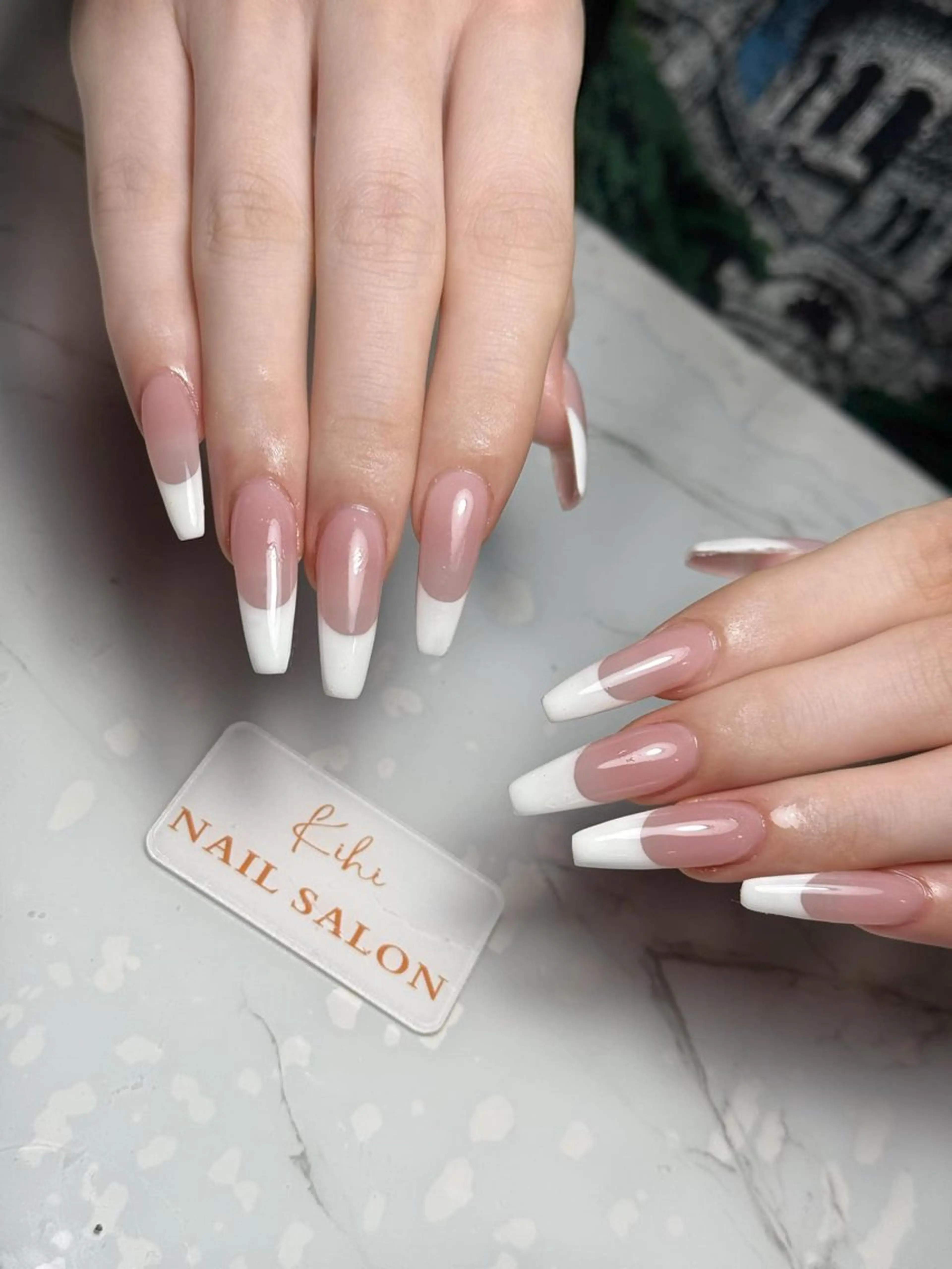 ネイル アートネイル フレンチネイル ジェルネイル グラデーション 韓国ネイル ハンドネイル 💕鈴木ユリ パラジェル/オフ無料のネイルデザイン