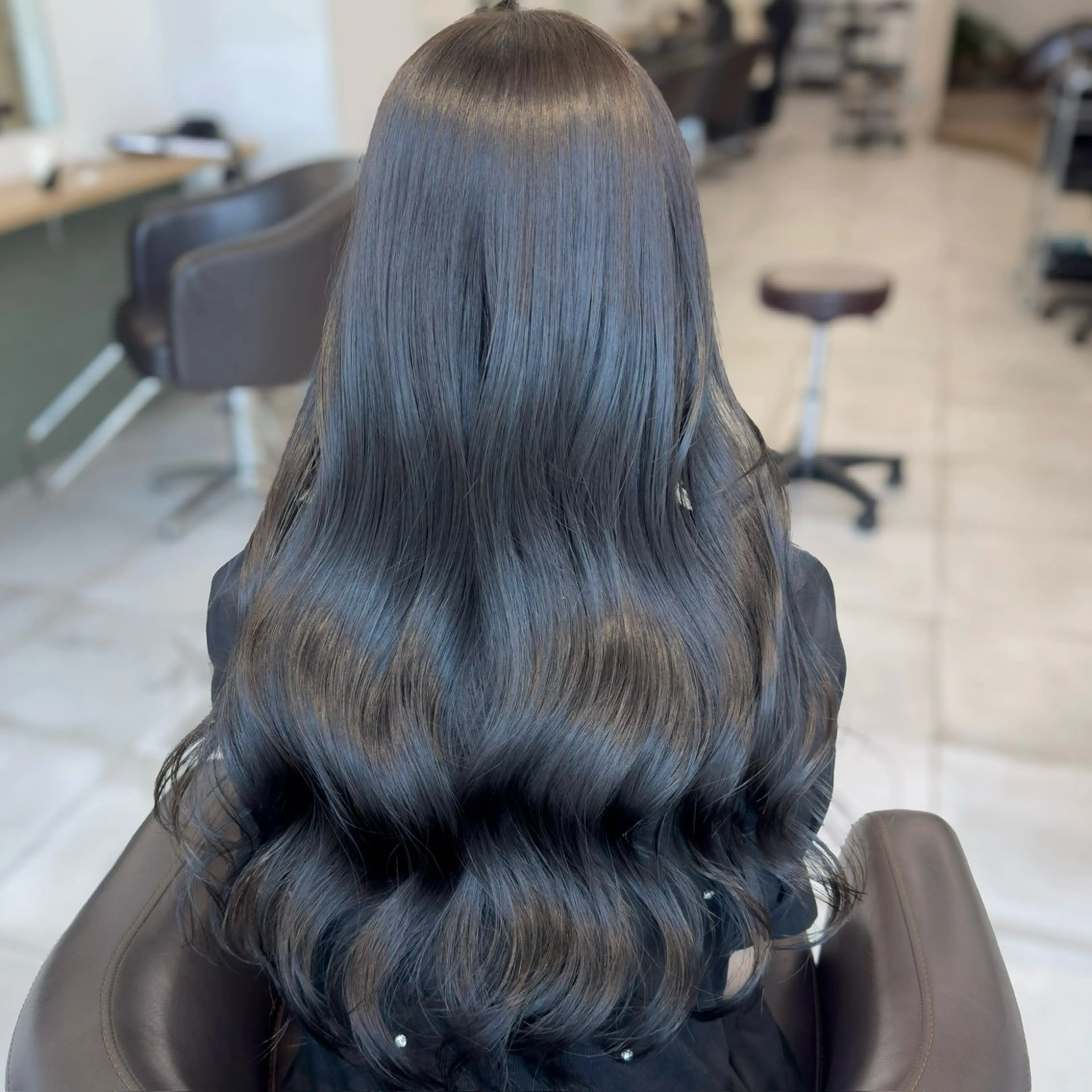 ⭐️ミニモ限定価格⭐️透明感カラー＋ウルトワ髪質改善トリートメント(ロング料金なし🙆‍♂️)の写真