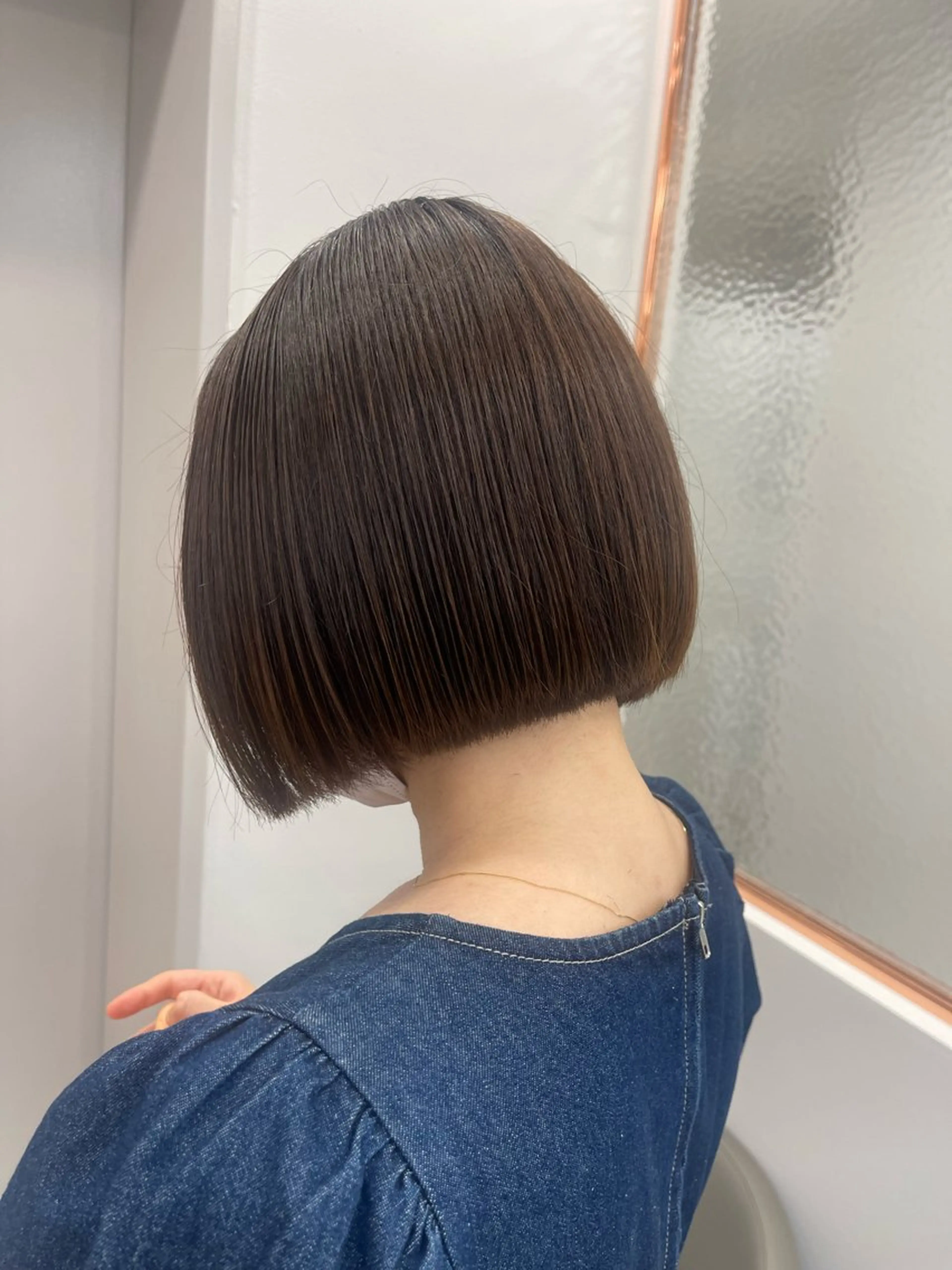 ミディアム 池袋/ボブ/ボブ矯正 髪質改善/山本のヘアスタイル
