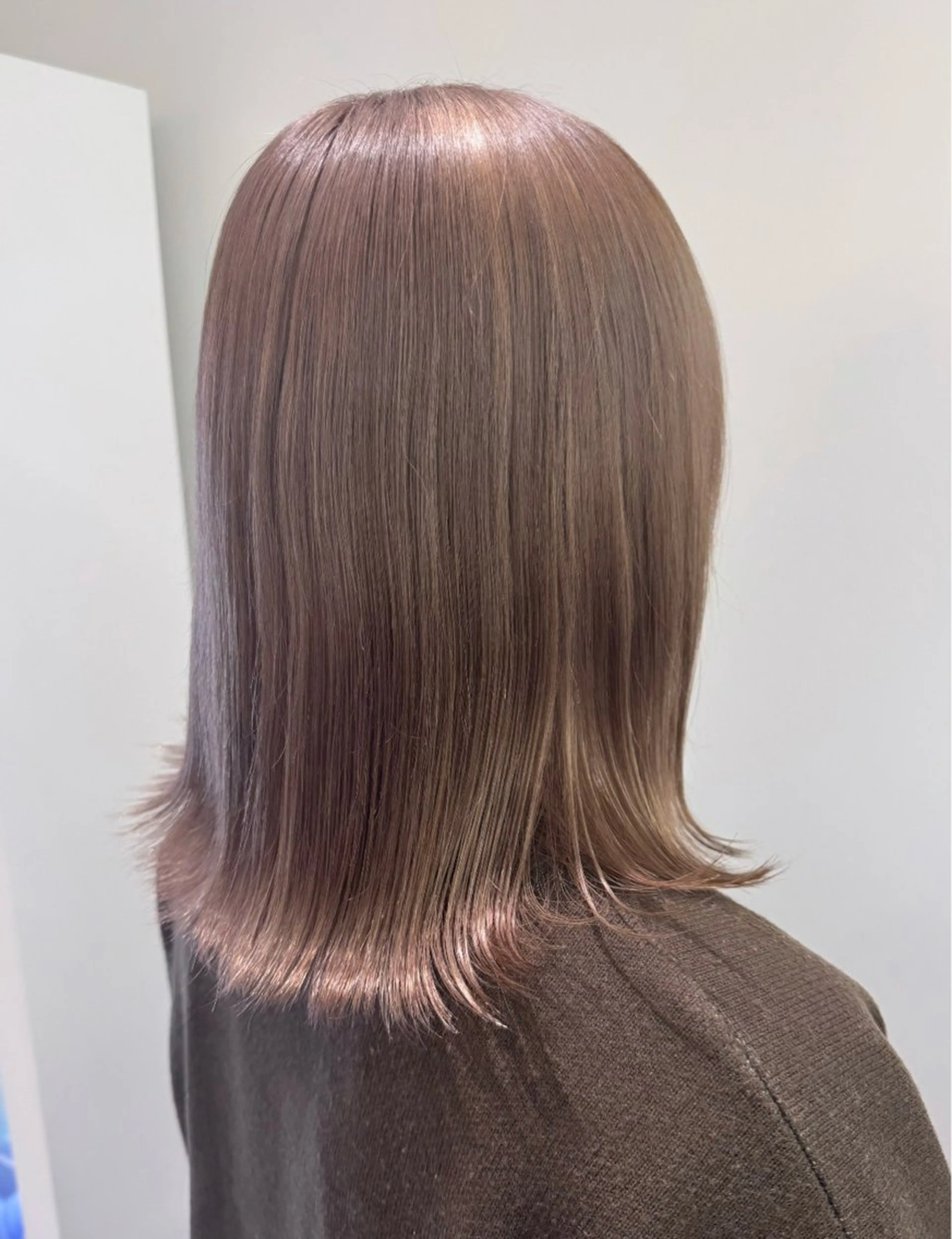 ミディアム カラー ブリーチ Sea by LUVISM 万代店所属・モデル募集 /万代/松井茉里奈のヘアスタイル