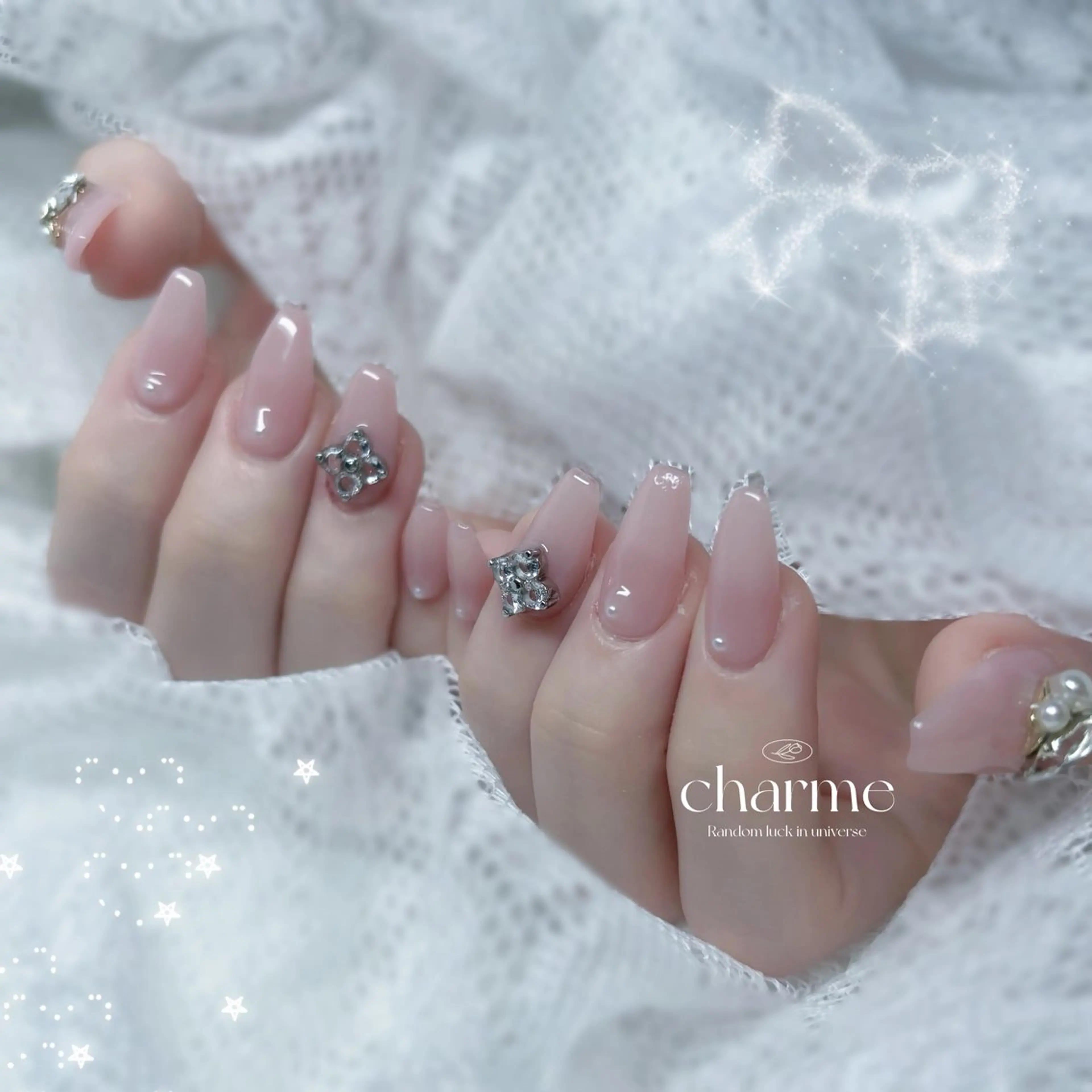 ネイル ハンドネイル charme所属・🤍 charme ネイル 脱毛🤍のネイルデザイン