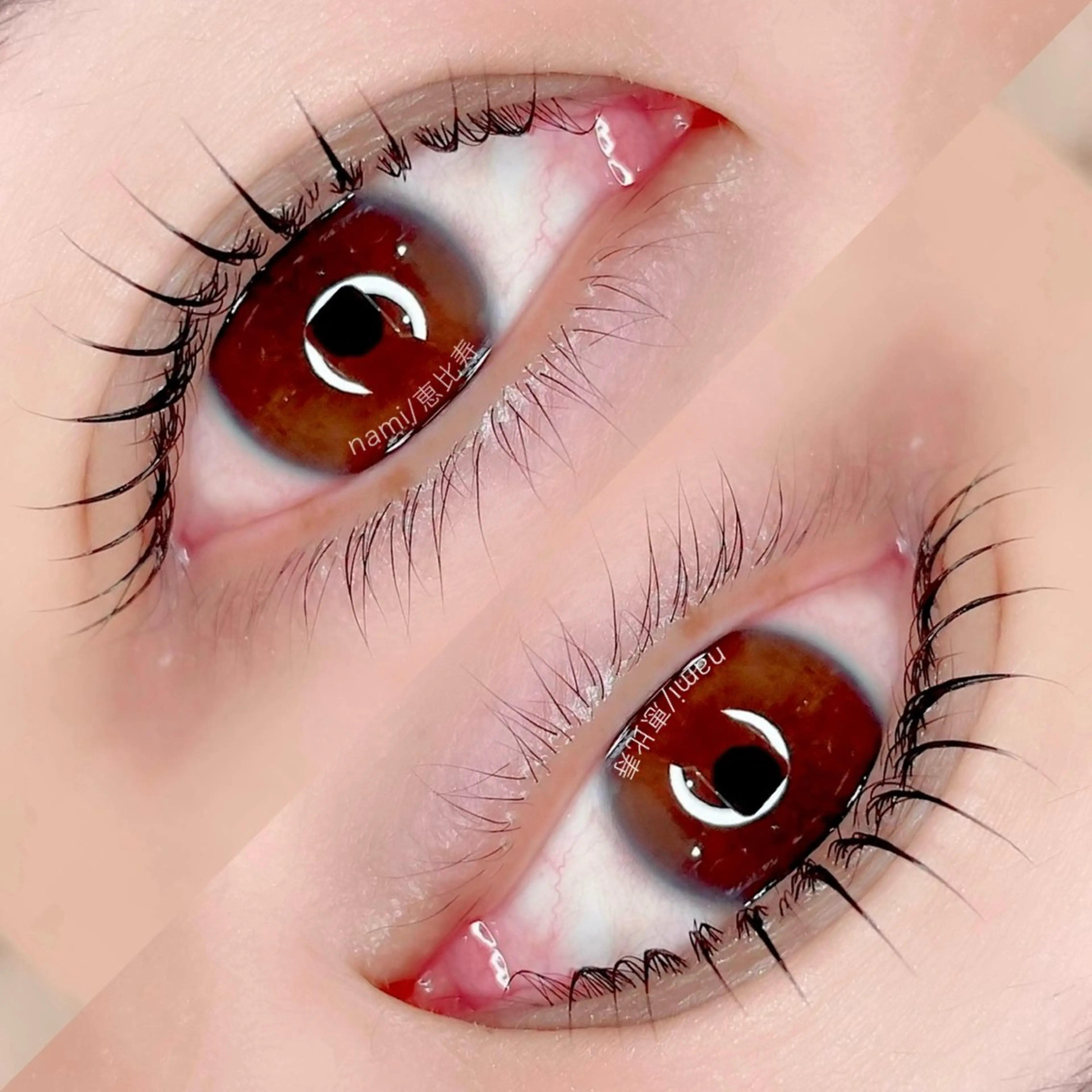 マツエク・マツパ meetsHAND所属・束感まつげ/ Namiのマツエク・マツパデザイン