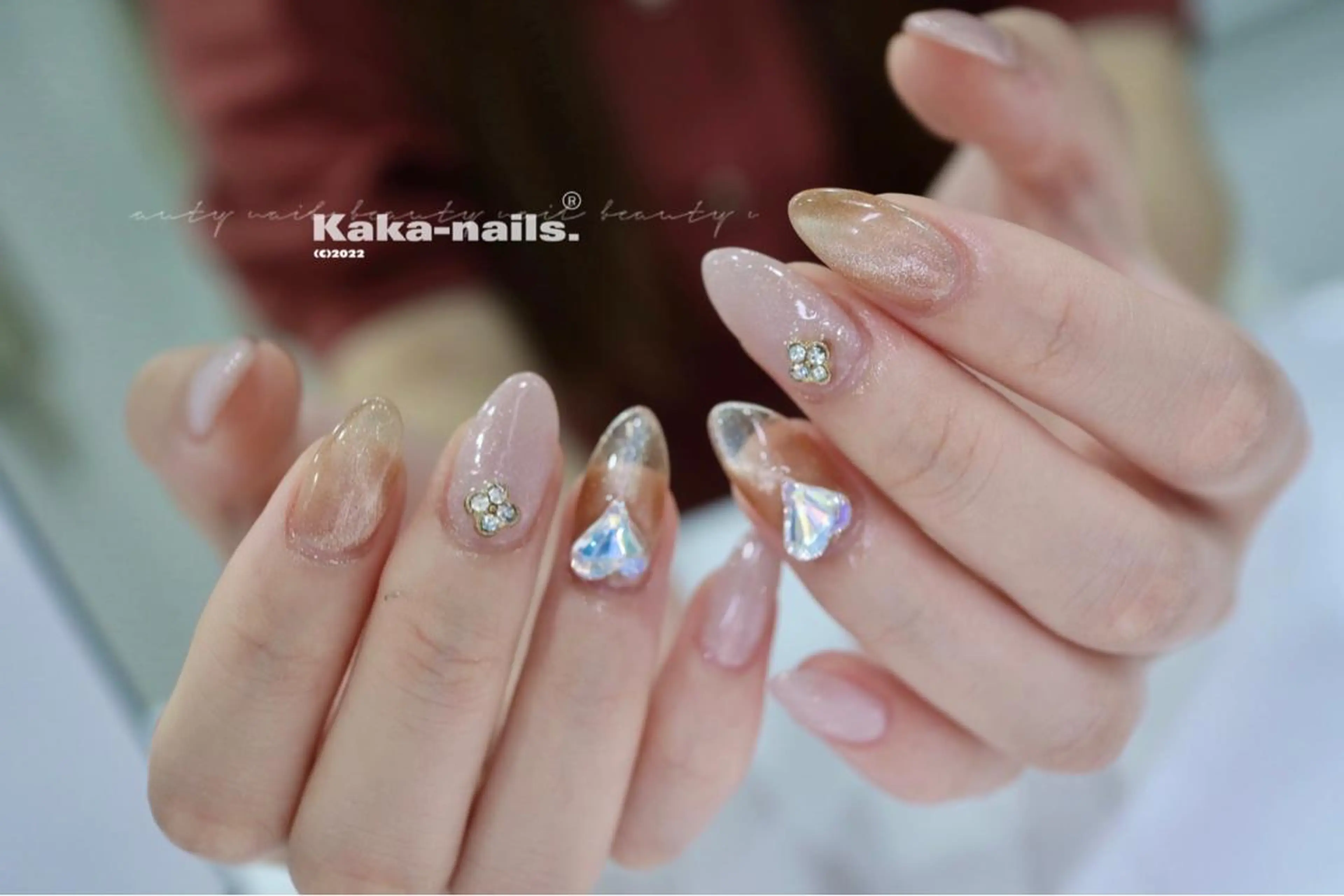 ネイル 長さ出し Kaka Nailsのネイルデザイン