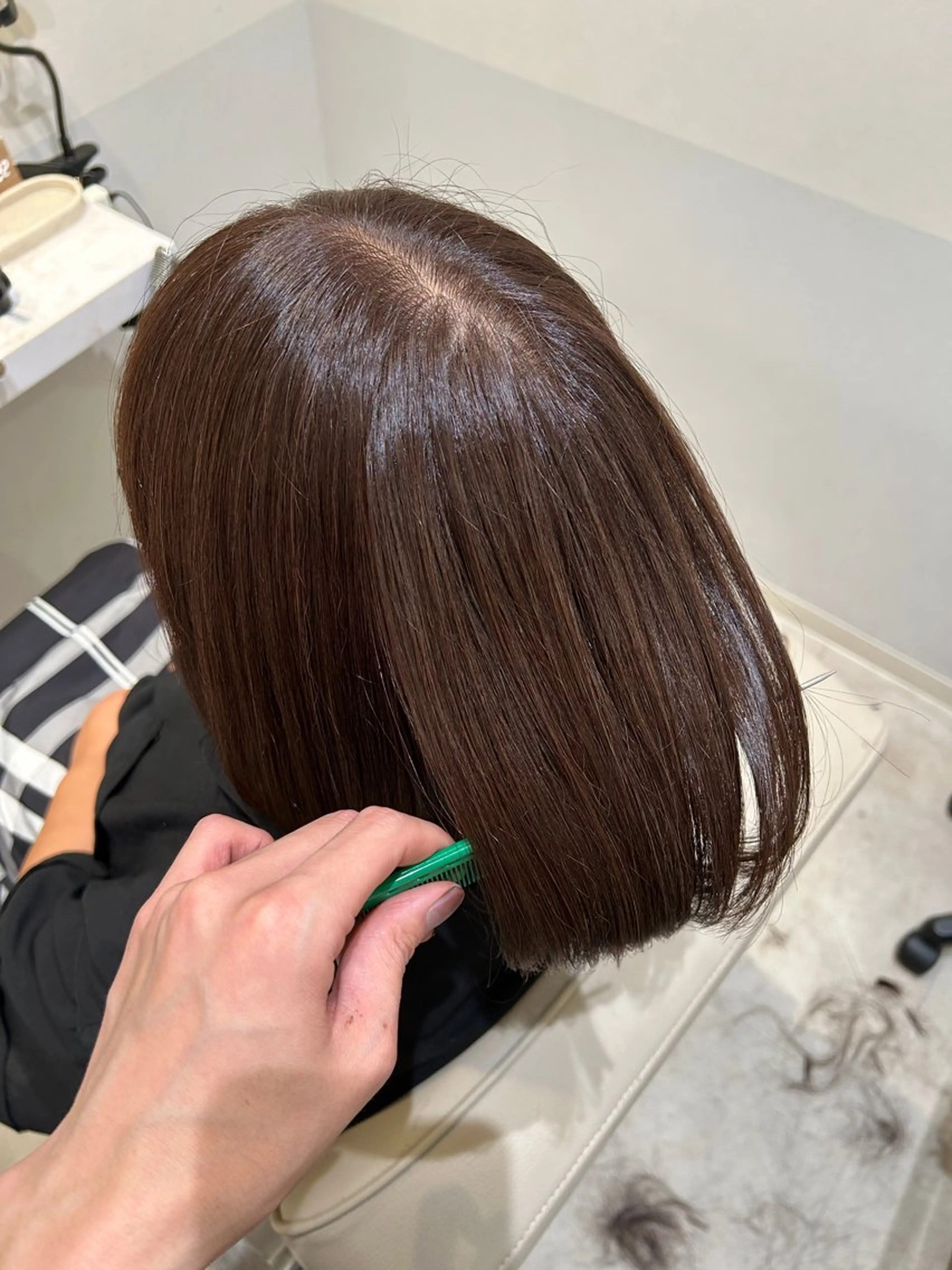 ショート ヘアカラー トリートメント 左藤 樹真のヘアスタイル