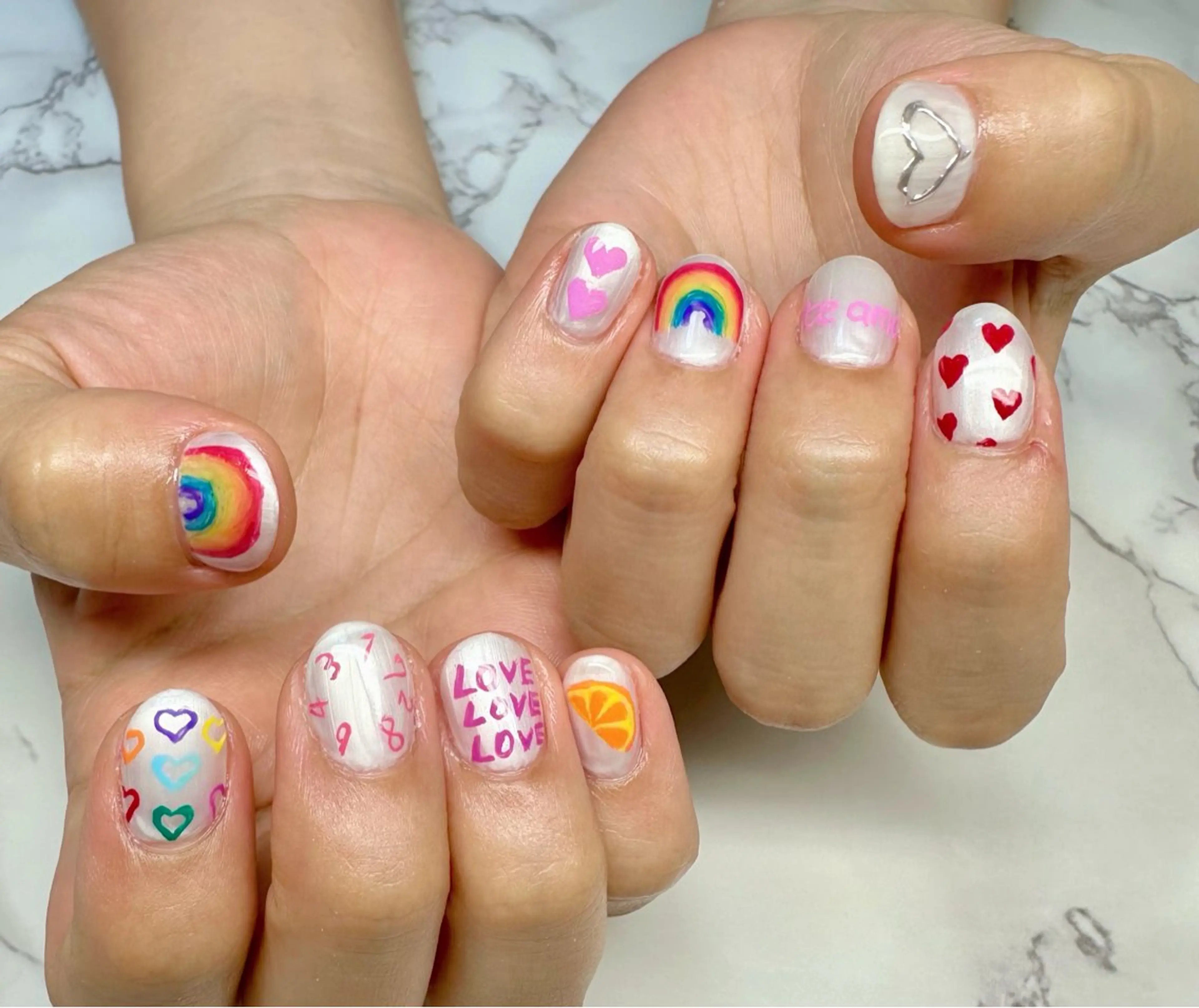 ネイル キラキラネイル マグネットネイル ニュアンスネイル ワンカラーネイル M.N_ nailのネイルデザイン