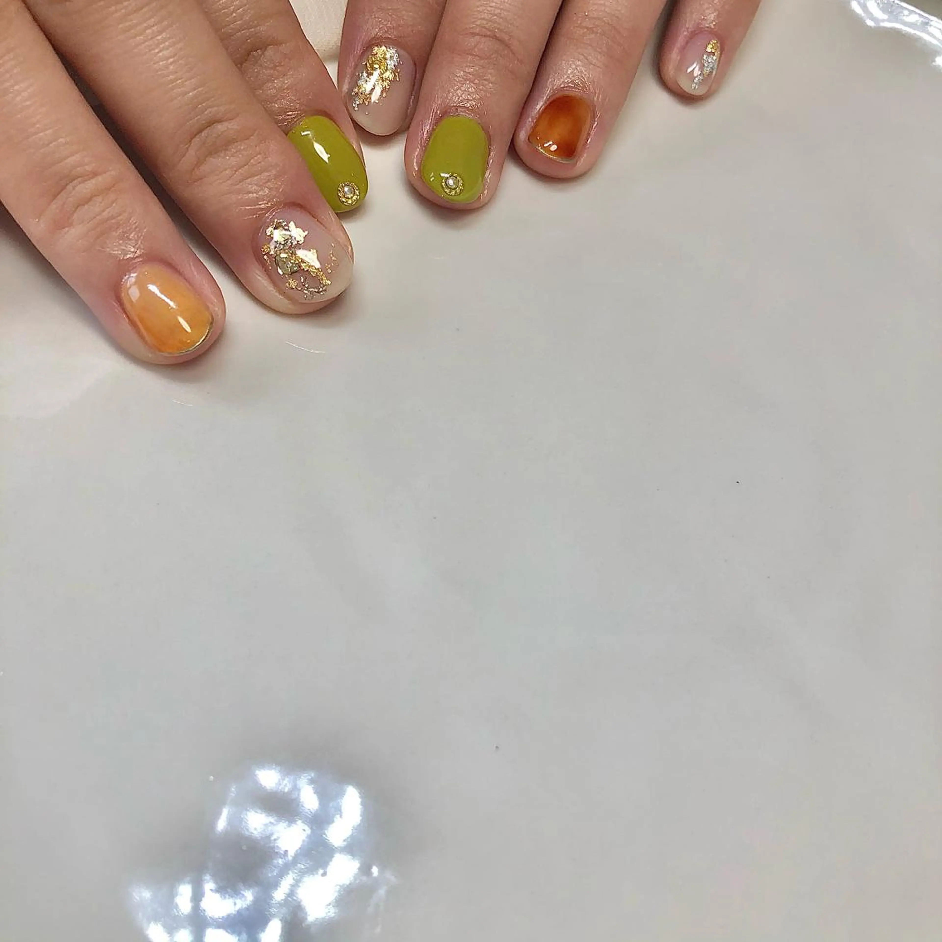 ネイル 黒葛原 めぐみのネイルデザイン