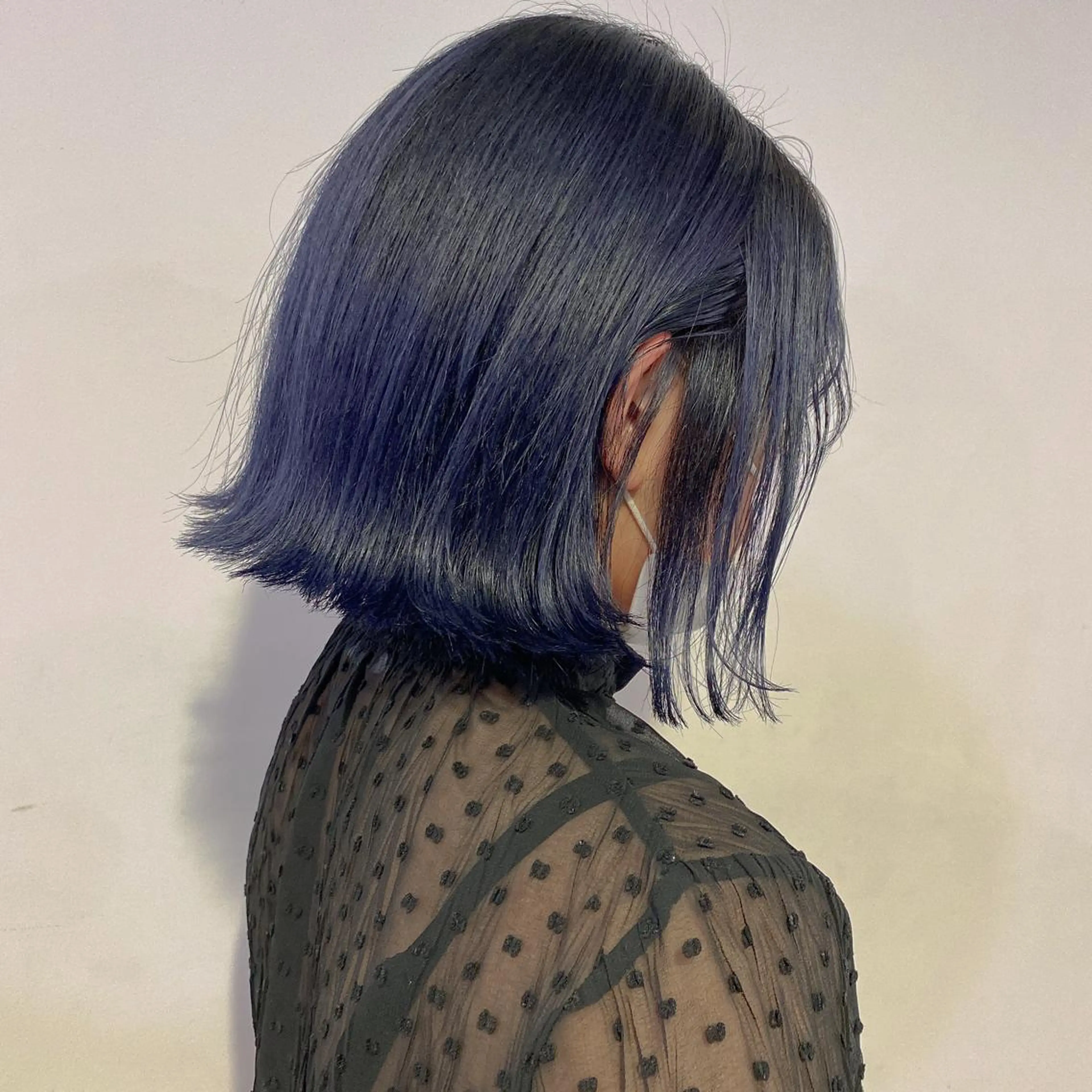 ショート カラー ヘアアレンジ 切りっぱなしボブ/ デザインカラー店長のヘアスタイル