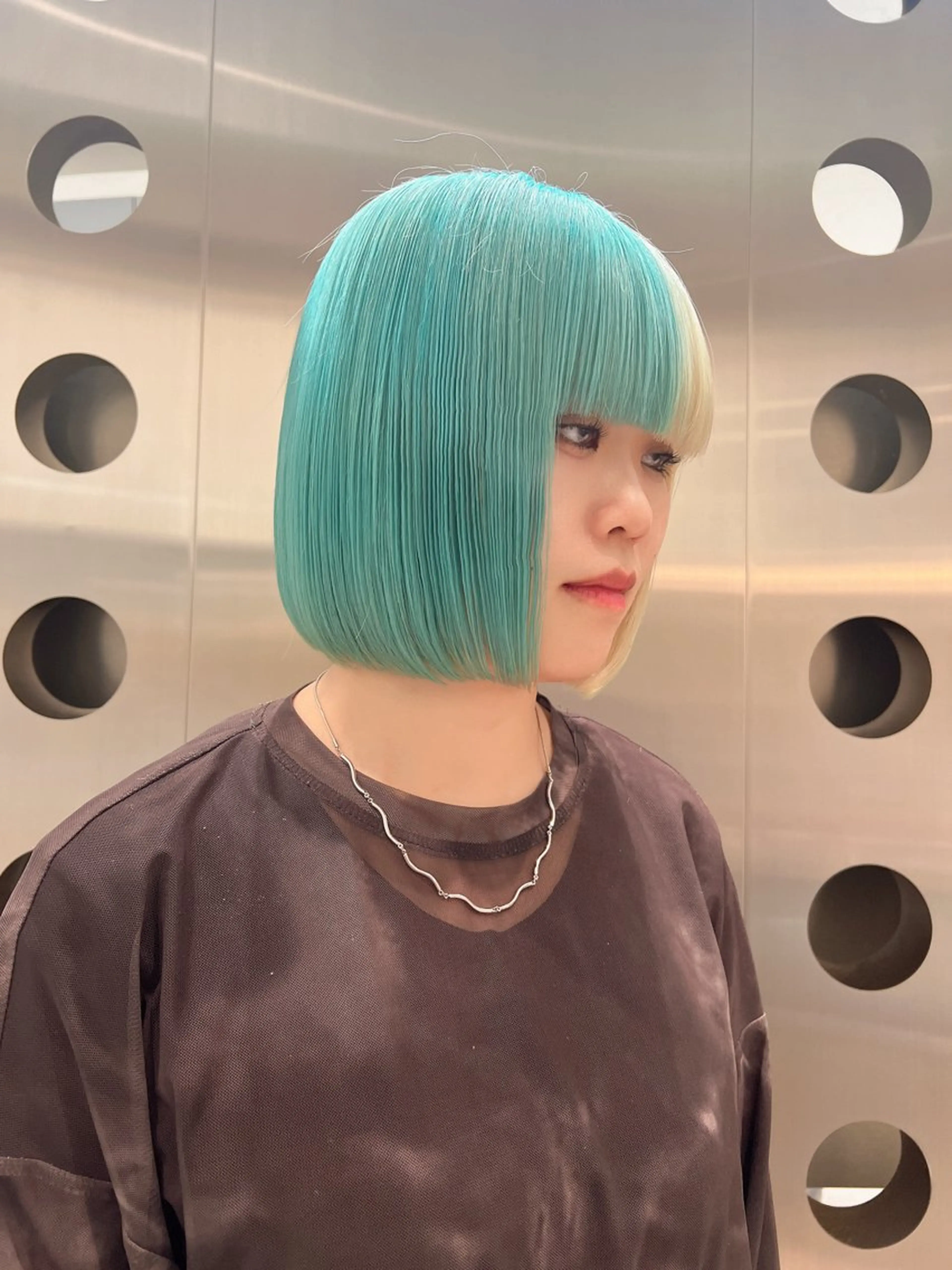 ミディアム カラー 堀江 /木下椋麻のヘアスタイル