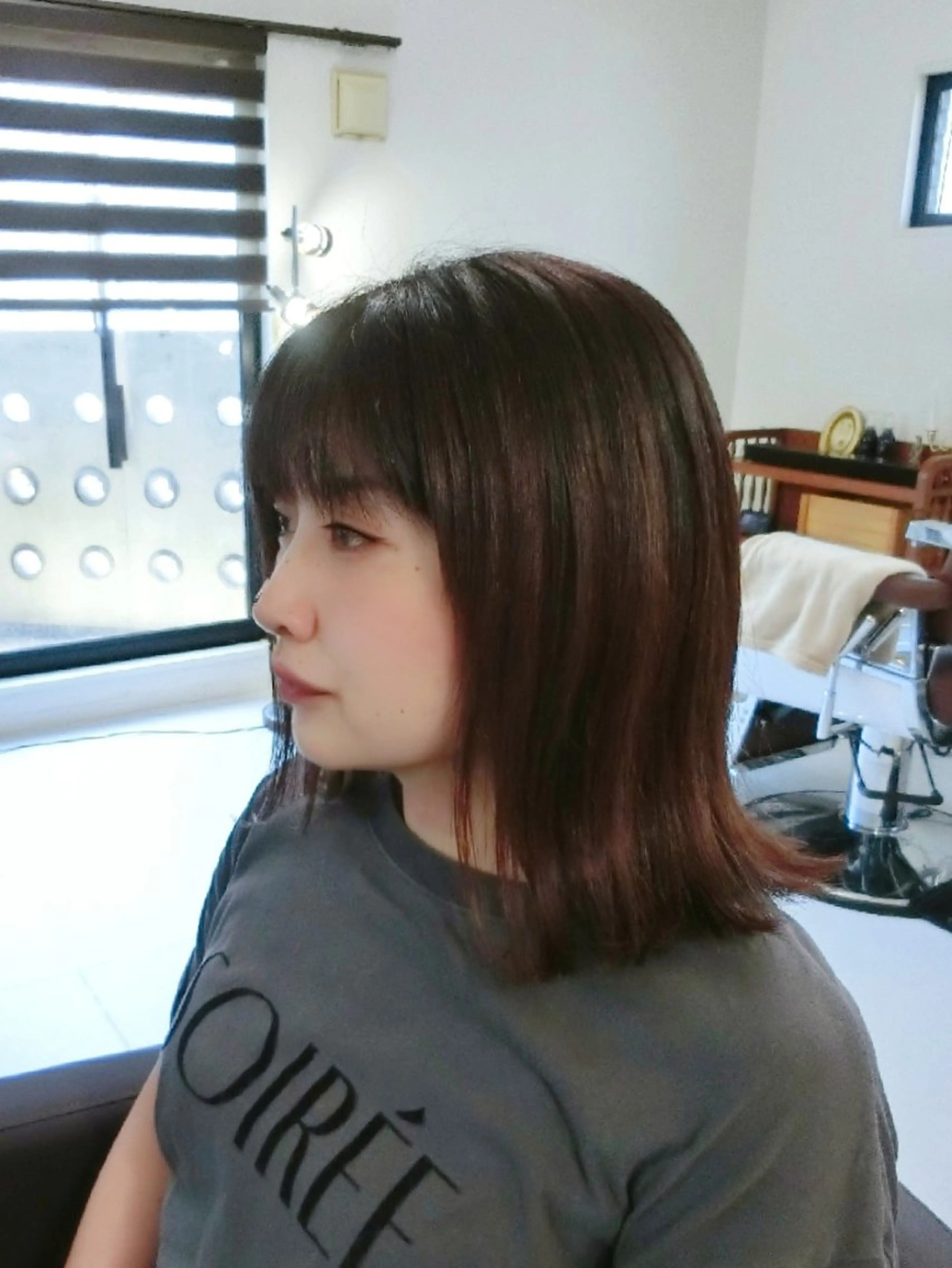 カラー ミディアム ma cherie 　naoのヘアスタイル