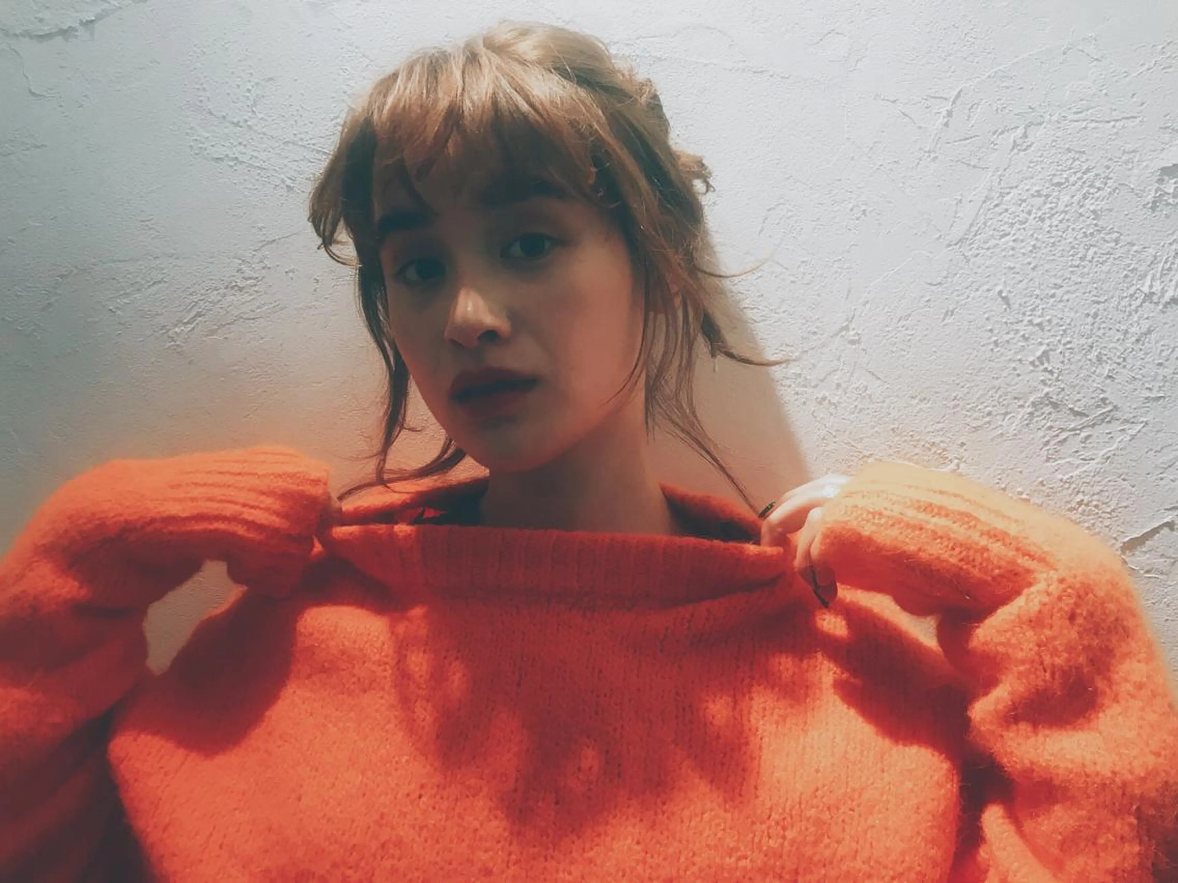 カラー pole/apartment所属・💓パーマ，💗 レイヤーカットのヘアスタイル