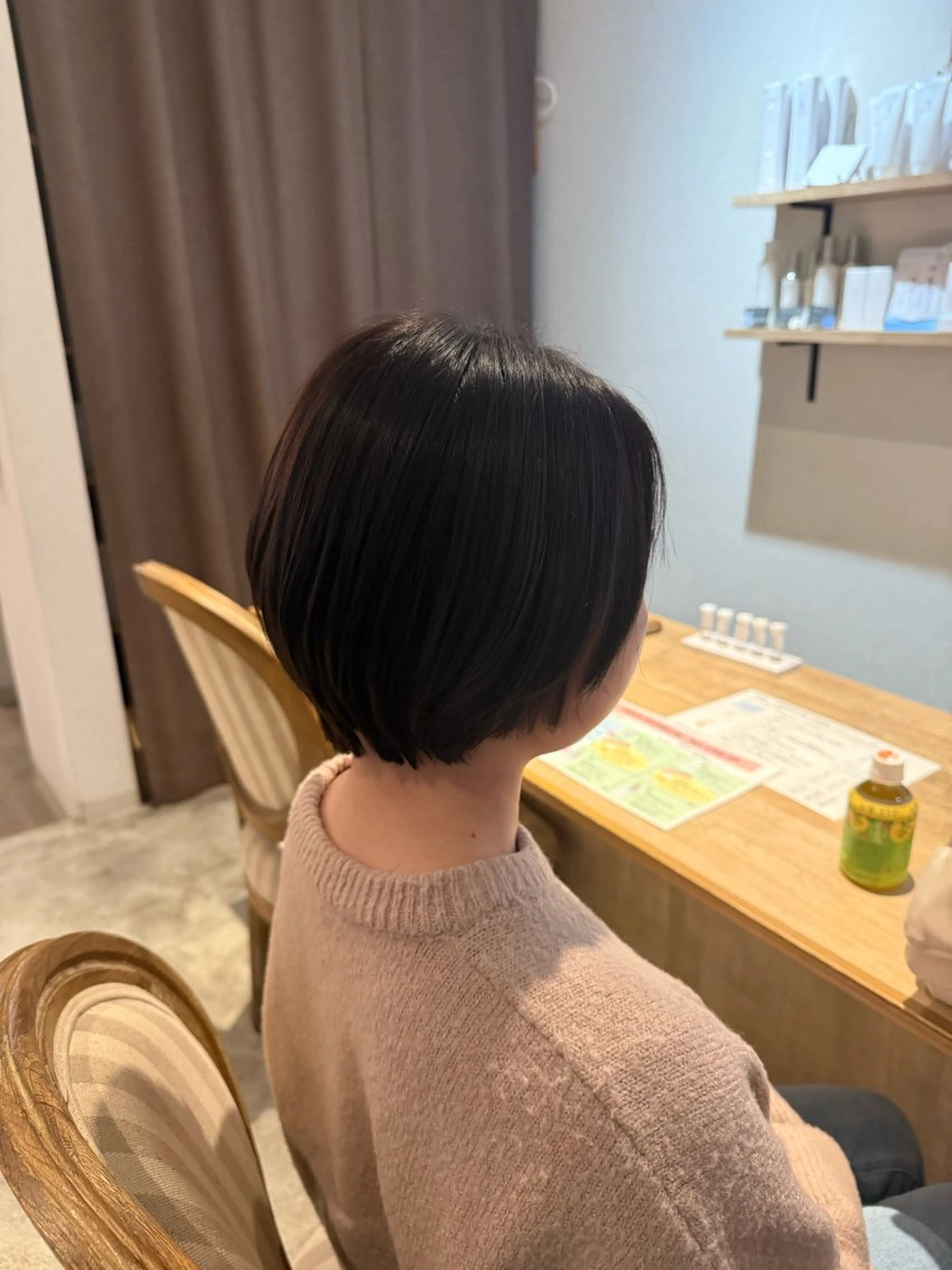 ショート ショートヘア 岡田 真弥のヘアスタイル