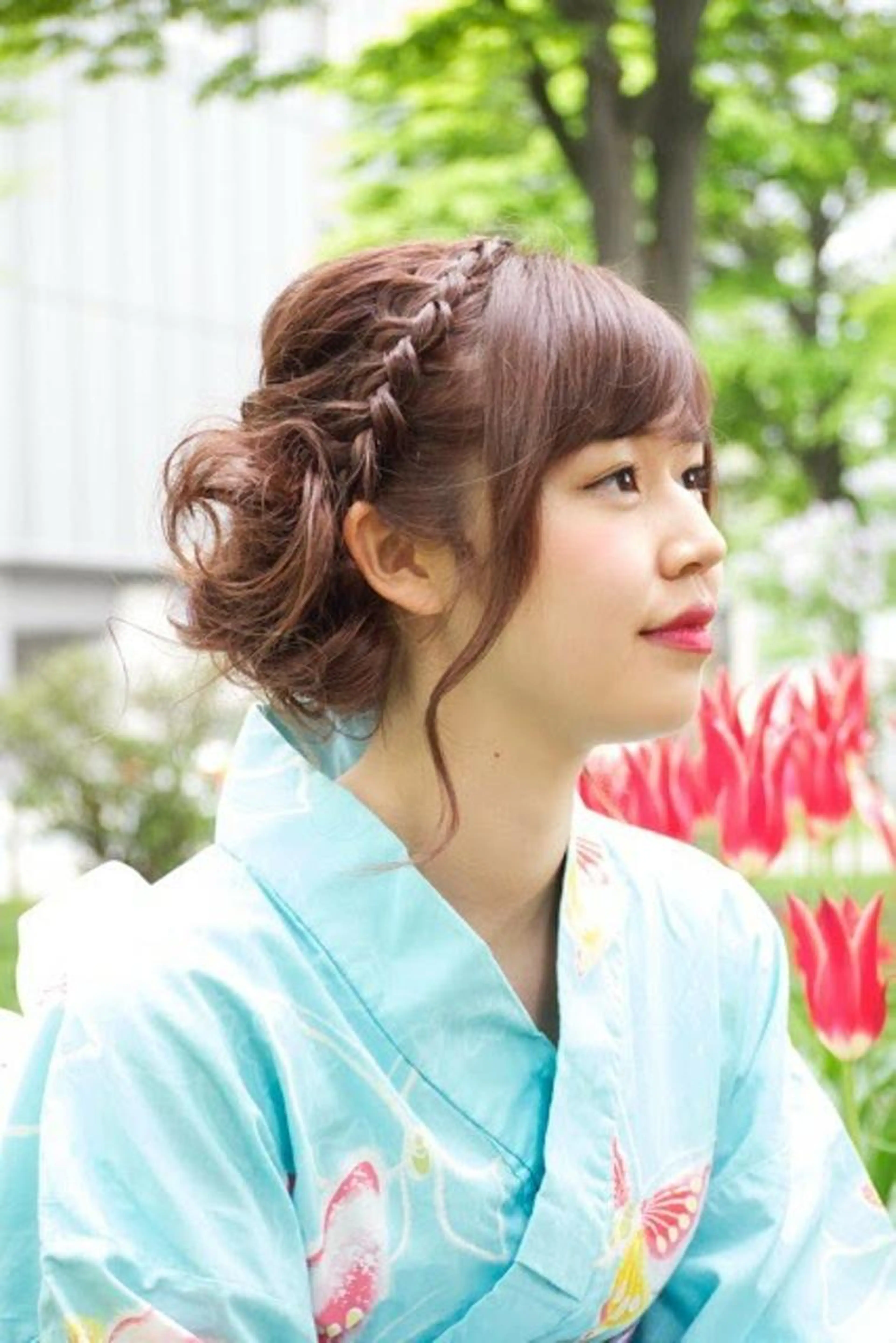 浴衣の着付＋ヘアセットの写真