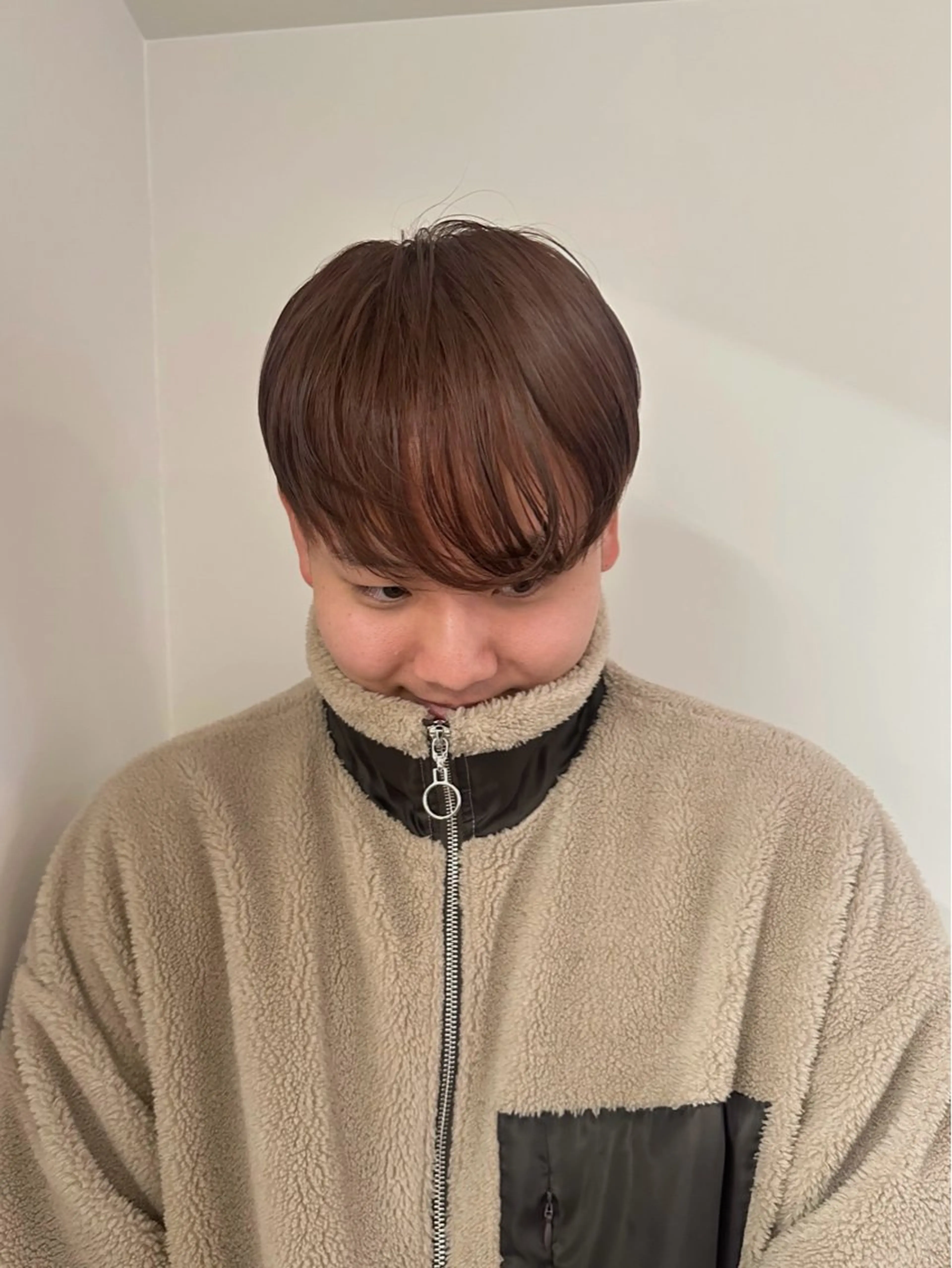 カラー メンズ メンズブリーチ ベージュカラー ブリーチ ダブルカラー ブリーチなしカラー ヘアカラー tonari所属・透明感カラー/中崎町 fukaのヘアスタイル