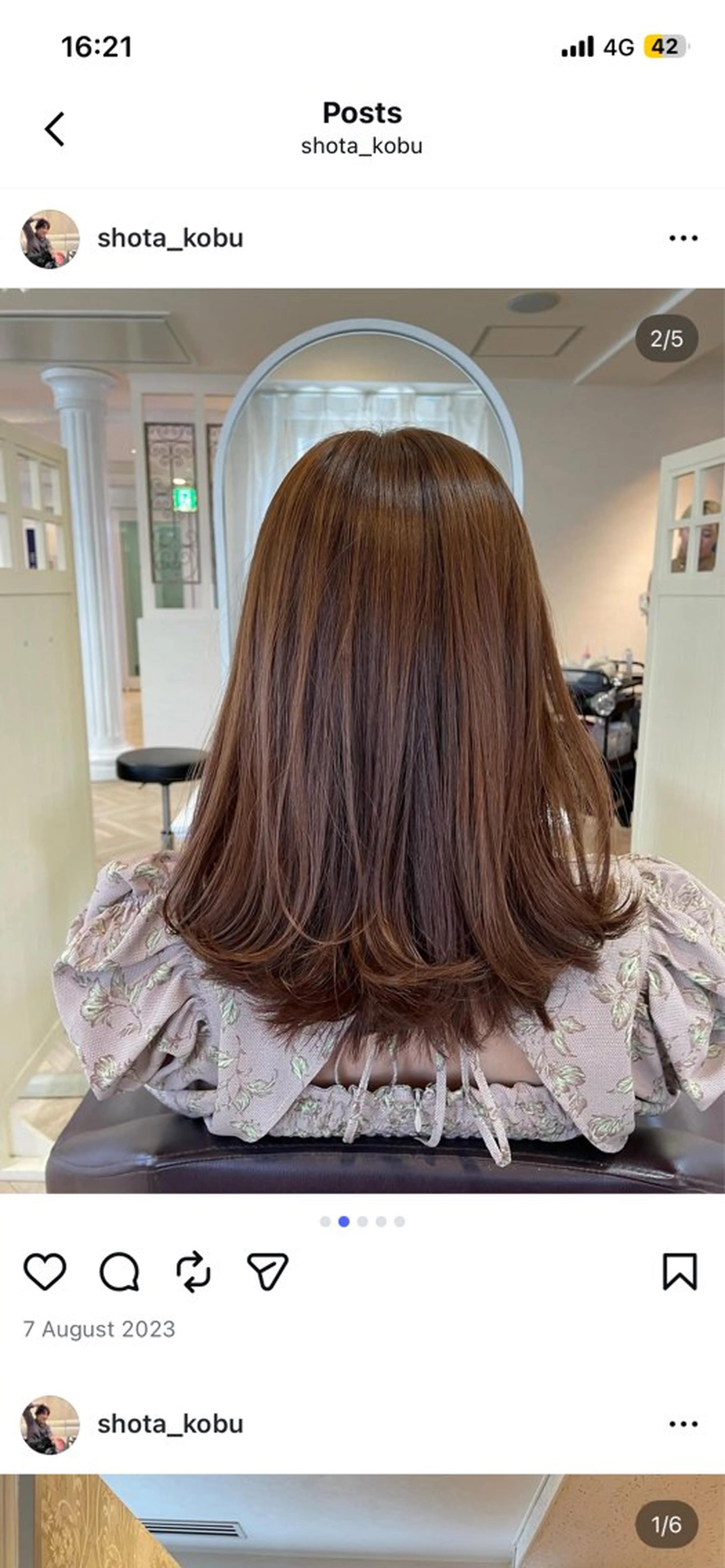 ミディアム カラー 縮毛矯正 💎メンズカット💎 カラー特化🌈くっぽのヘアスタイル