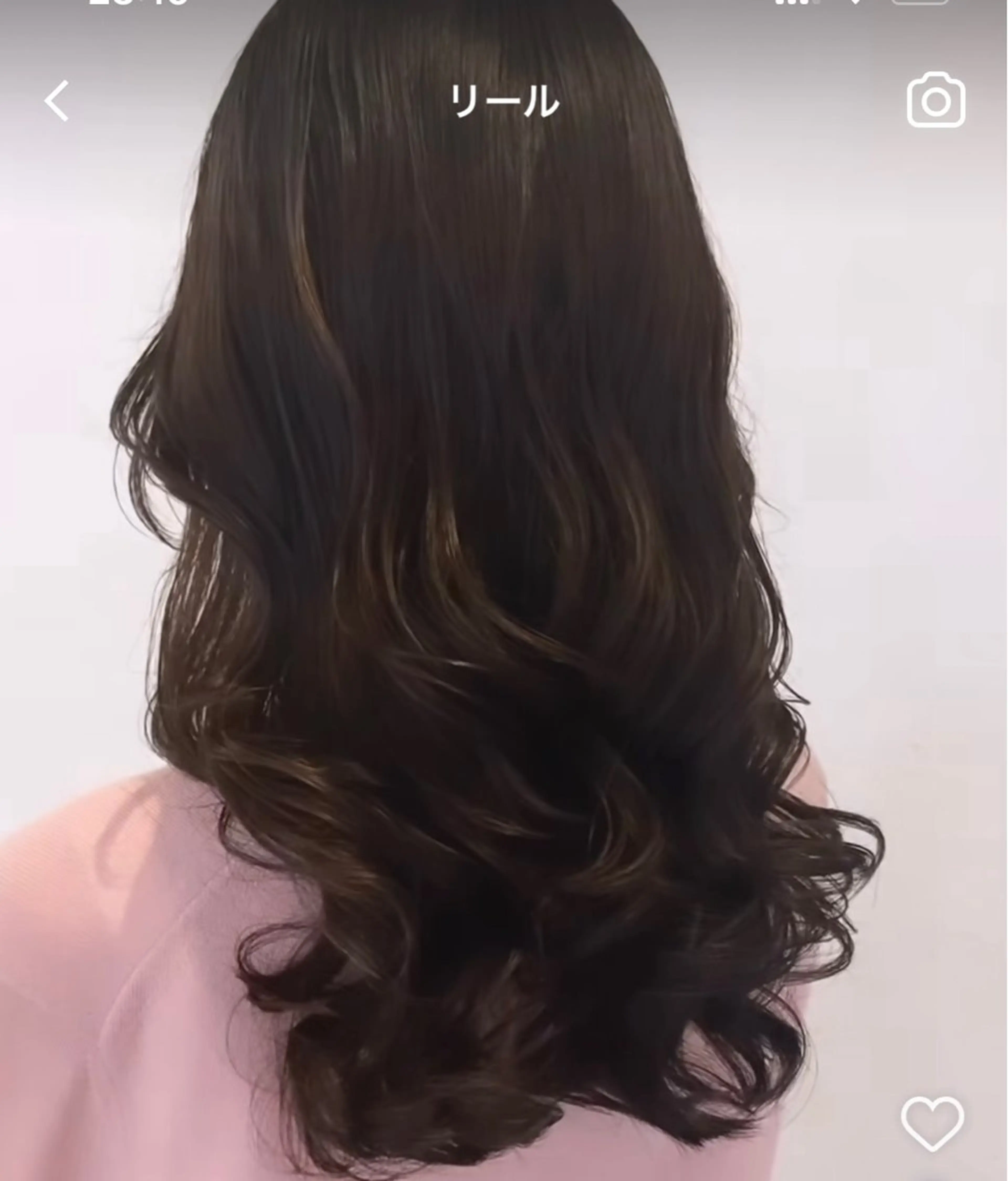 ロング パーマ カット パーマ トリートメント 栄　コテ巻き風デジパ 網屋敬太のヘアスタイル