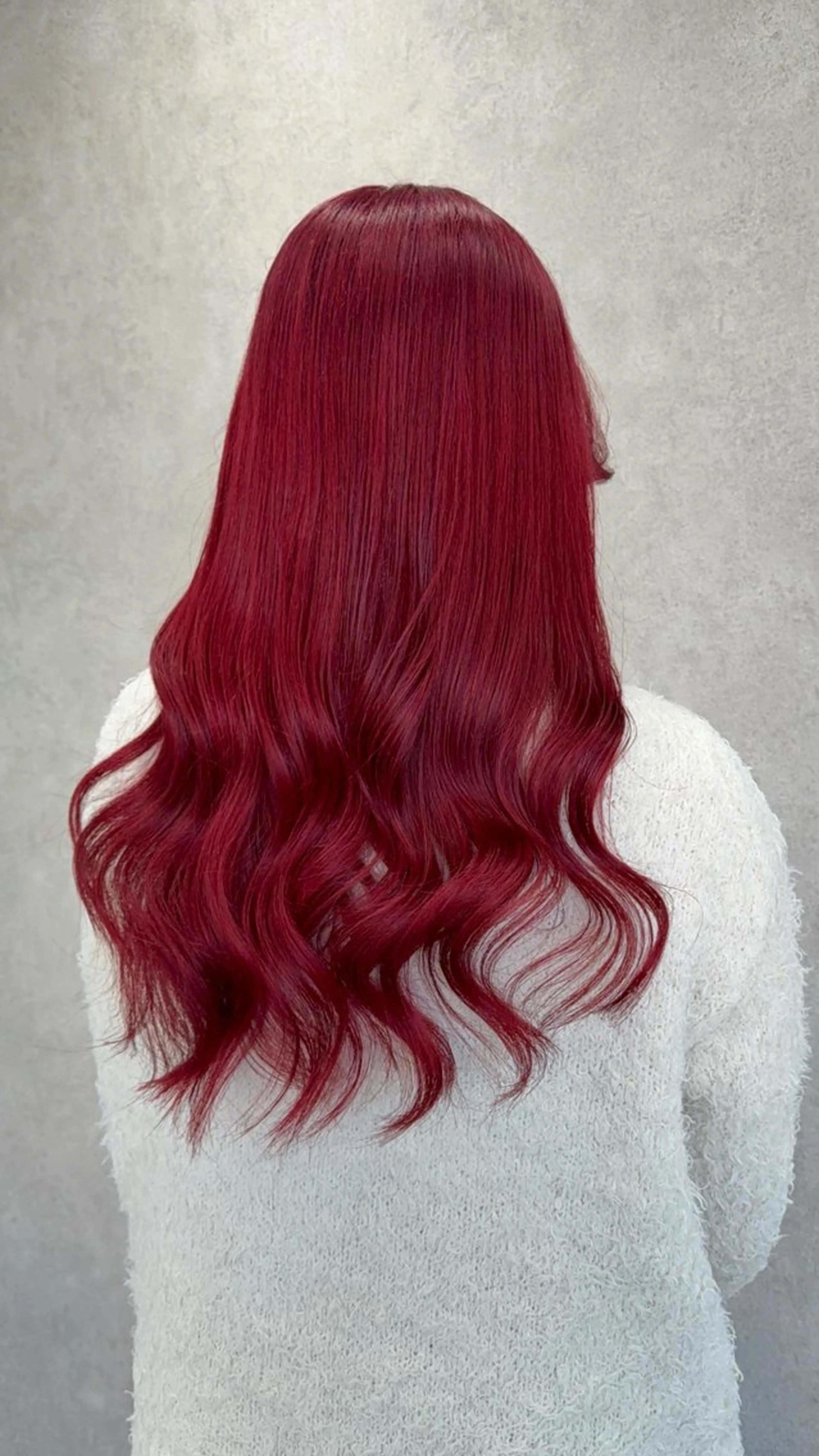 ロング カラー ダブルカラー レッドカラー 🩷hair salon dot. tokyo color 🩷所属・hao 🎀🫧のヘアスタイル