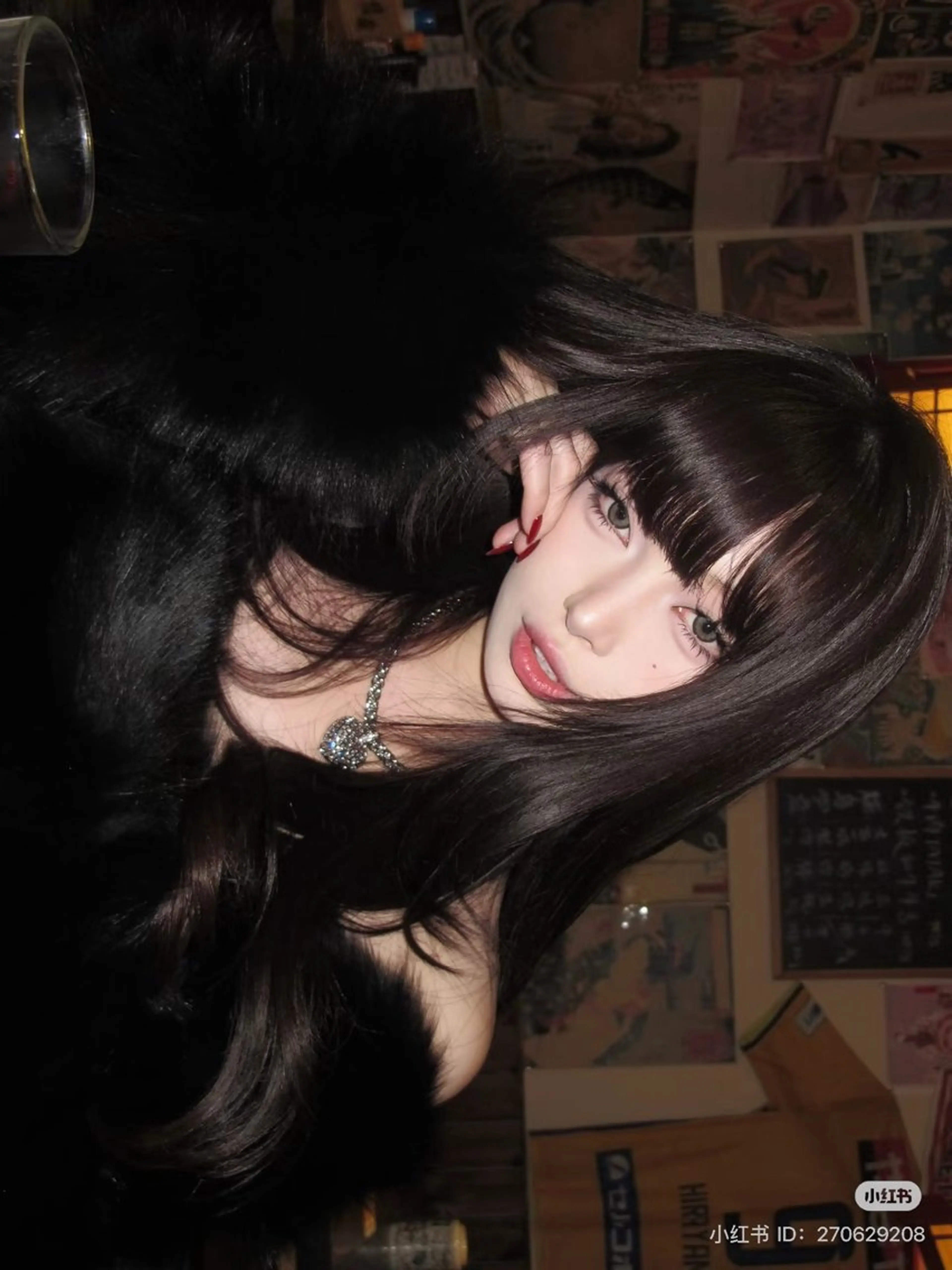 ロング カラー カット ヘアカラー 韓国風暗髪ヘア🤍 🫧MIREIのヘアスタイル