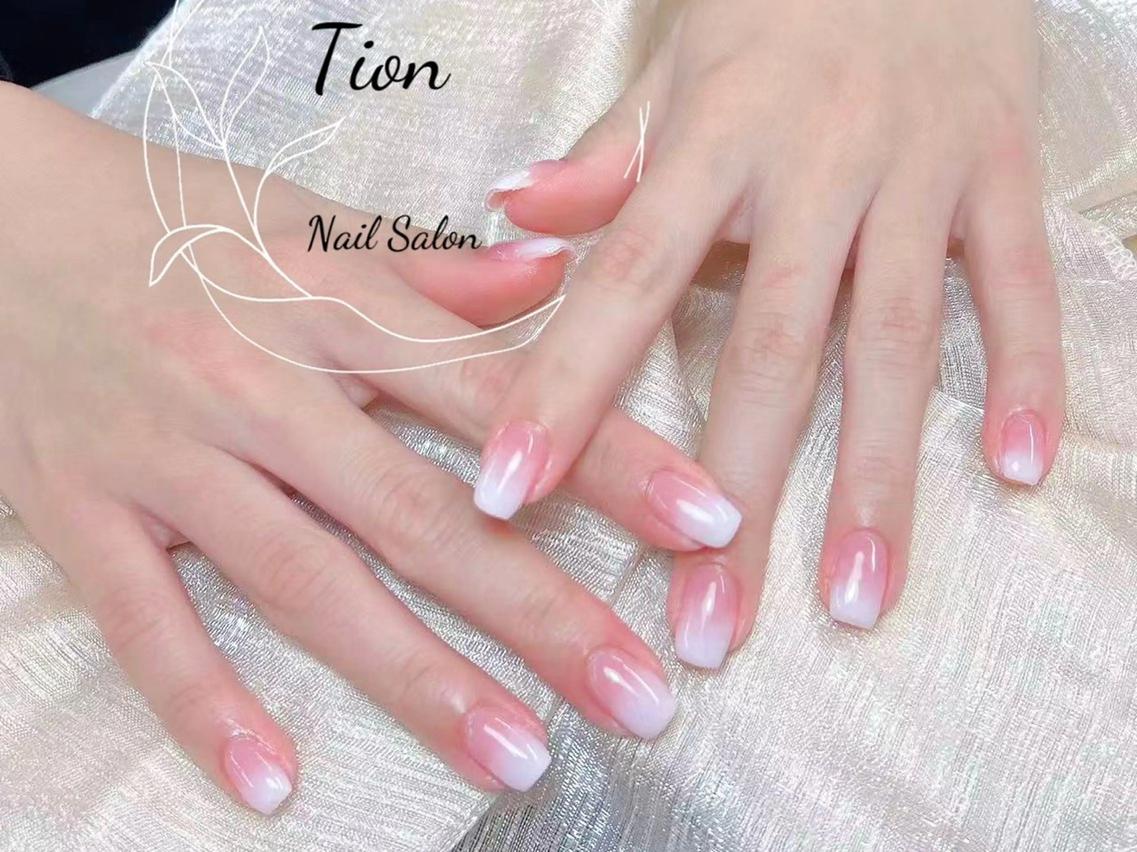 ネイル チークネイル 長さ出し フットネイル フレンチネイル ジェルネイル Nailsalon Tion武蔵小杉店所属・Nailsalon Tion武蔵小杉店のネイルデザイン