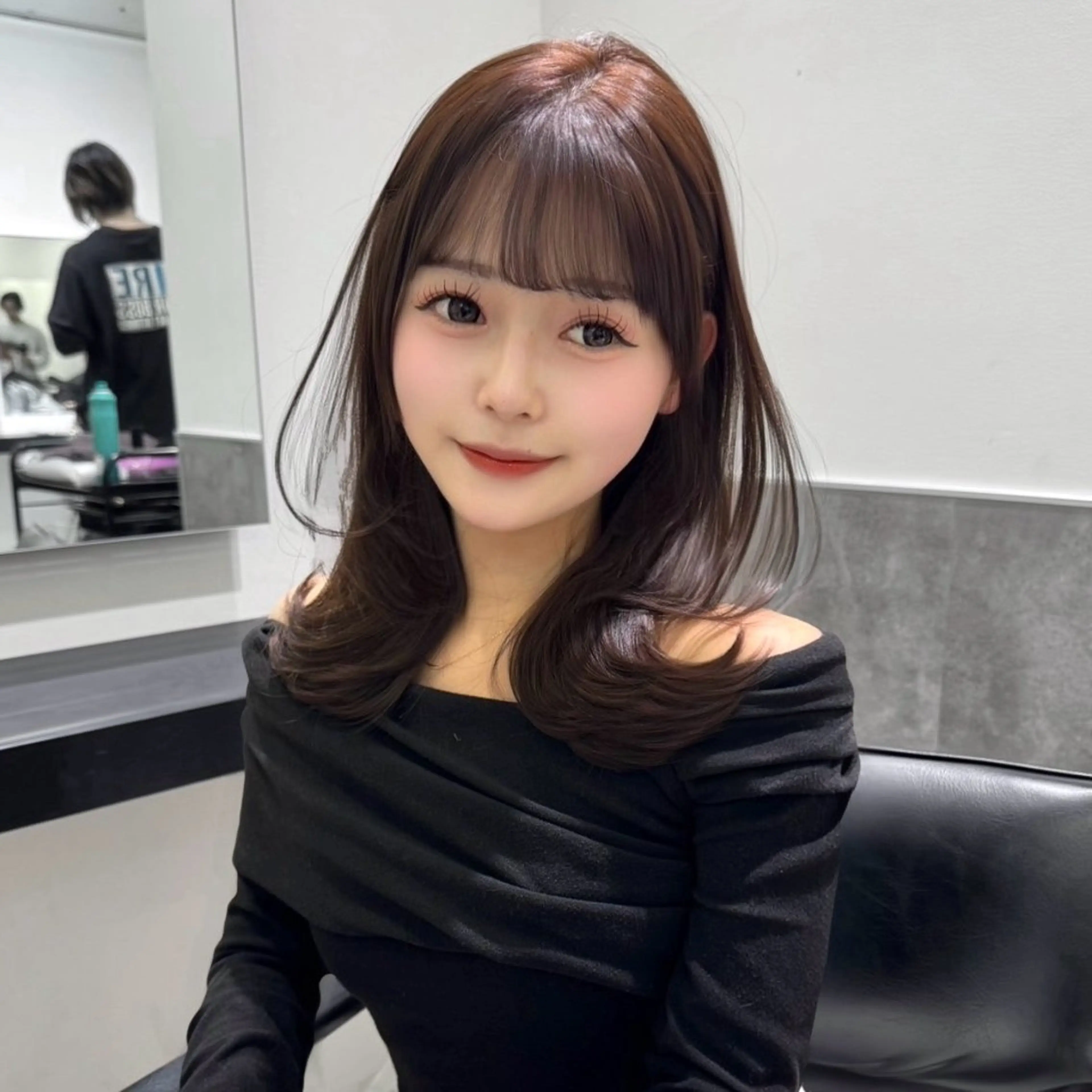 ロング レイヤーカット カット ヘアカラー トリートメント GO TODAY 原宿Verno店所属・韓国系支持率No.1 レイヤー特化/きょうのヘアスタイル