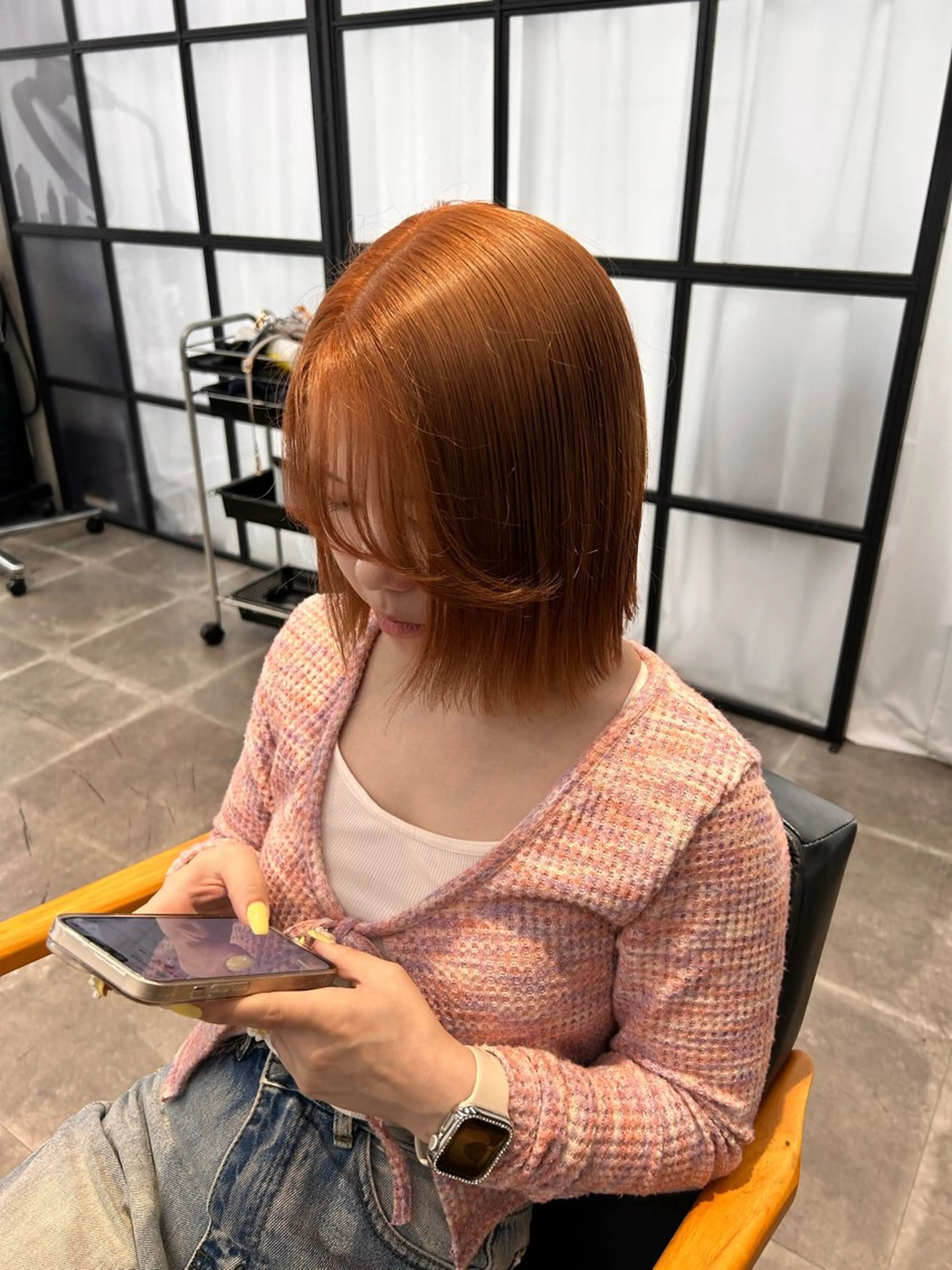 ショート カラー 韓国×髪質改善カラー 💎hinaのヘアスタイル