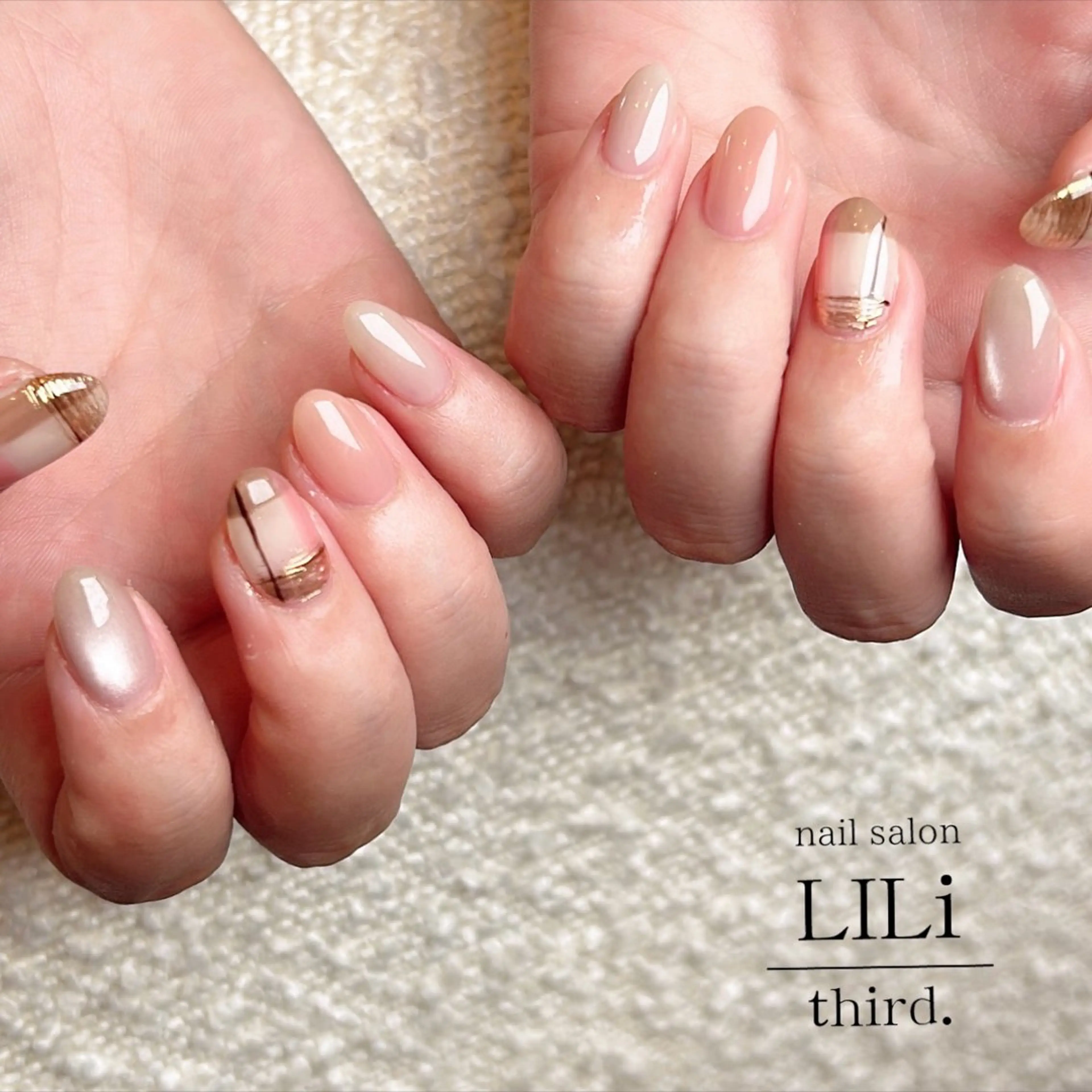 ネイル ハンドネイル nail salon LILi third.所属・Saya ᵕ̈*のネイルデザイン