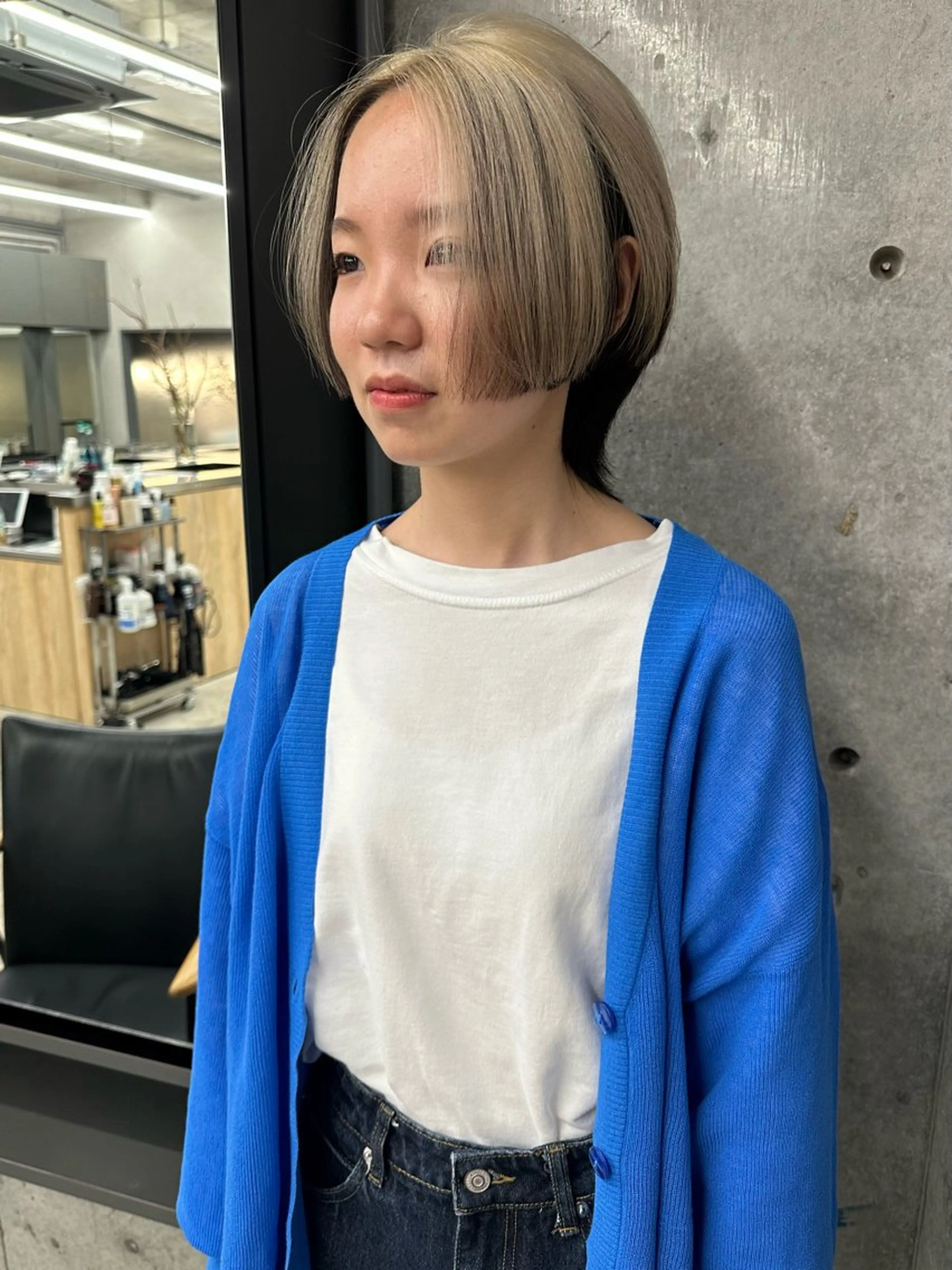 ショート カット ヘアカラー ボブ/似合わせカット /ニュアンスカラーのヘアスタイル