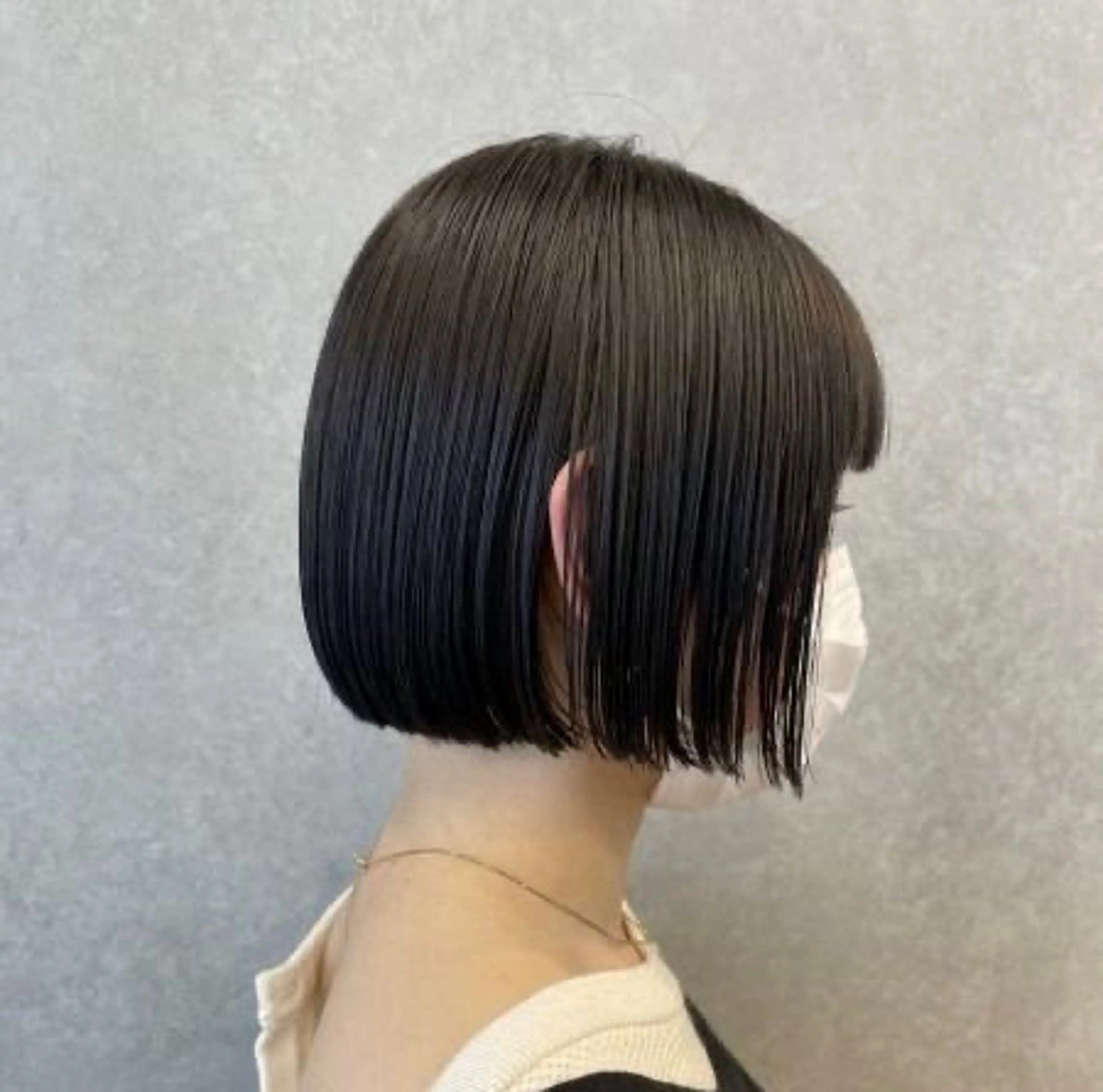 ミディアム ボブ カット ブリーチなし/透明感 /ショート/大世のヘアスタイル